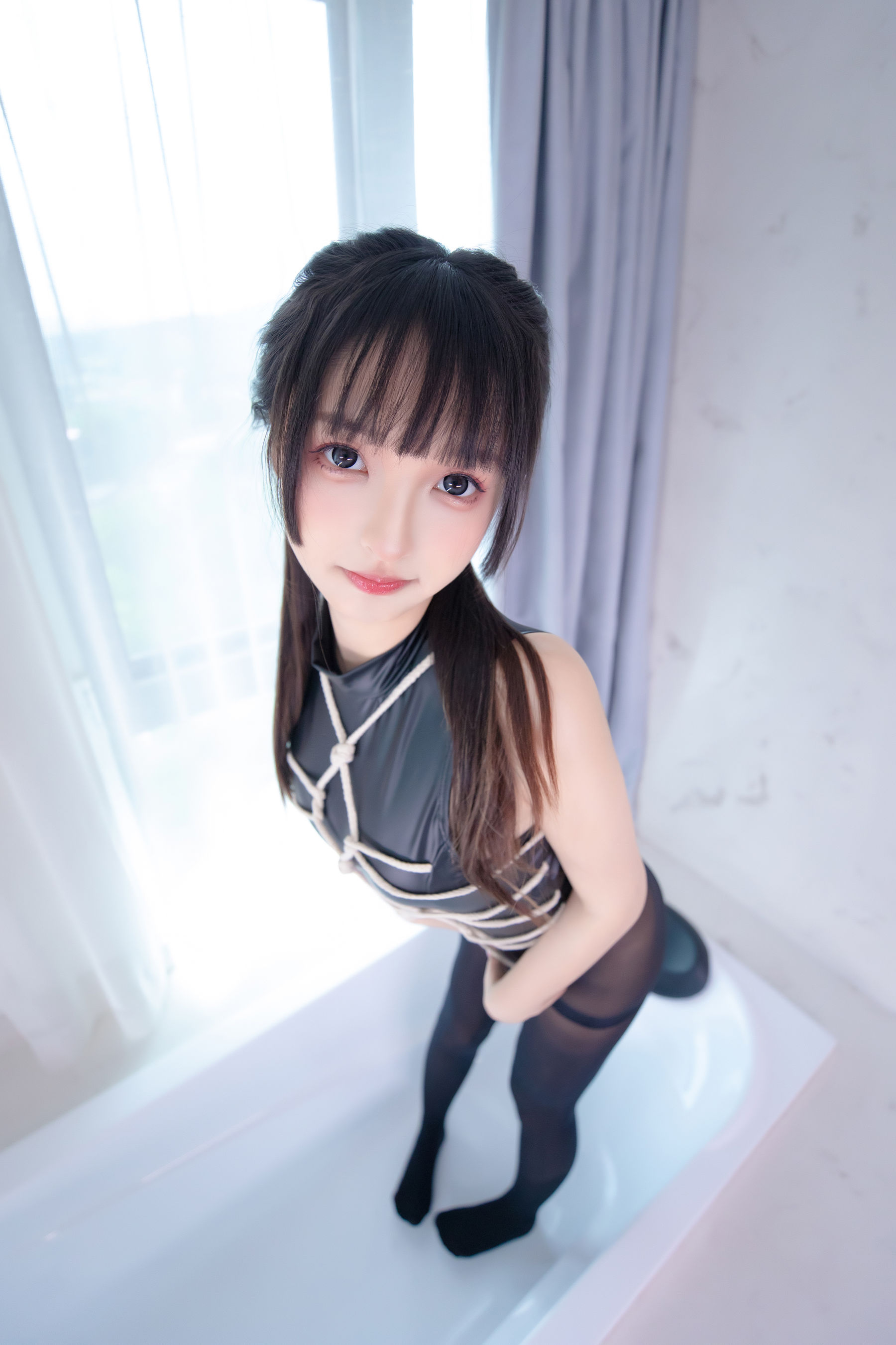 萝莉神楽板真冬 之夏日戏水 Cosplay-第26张