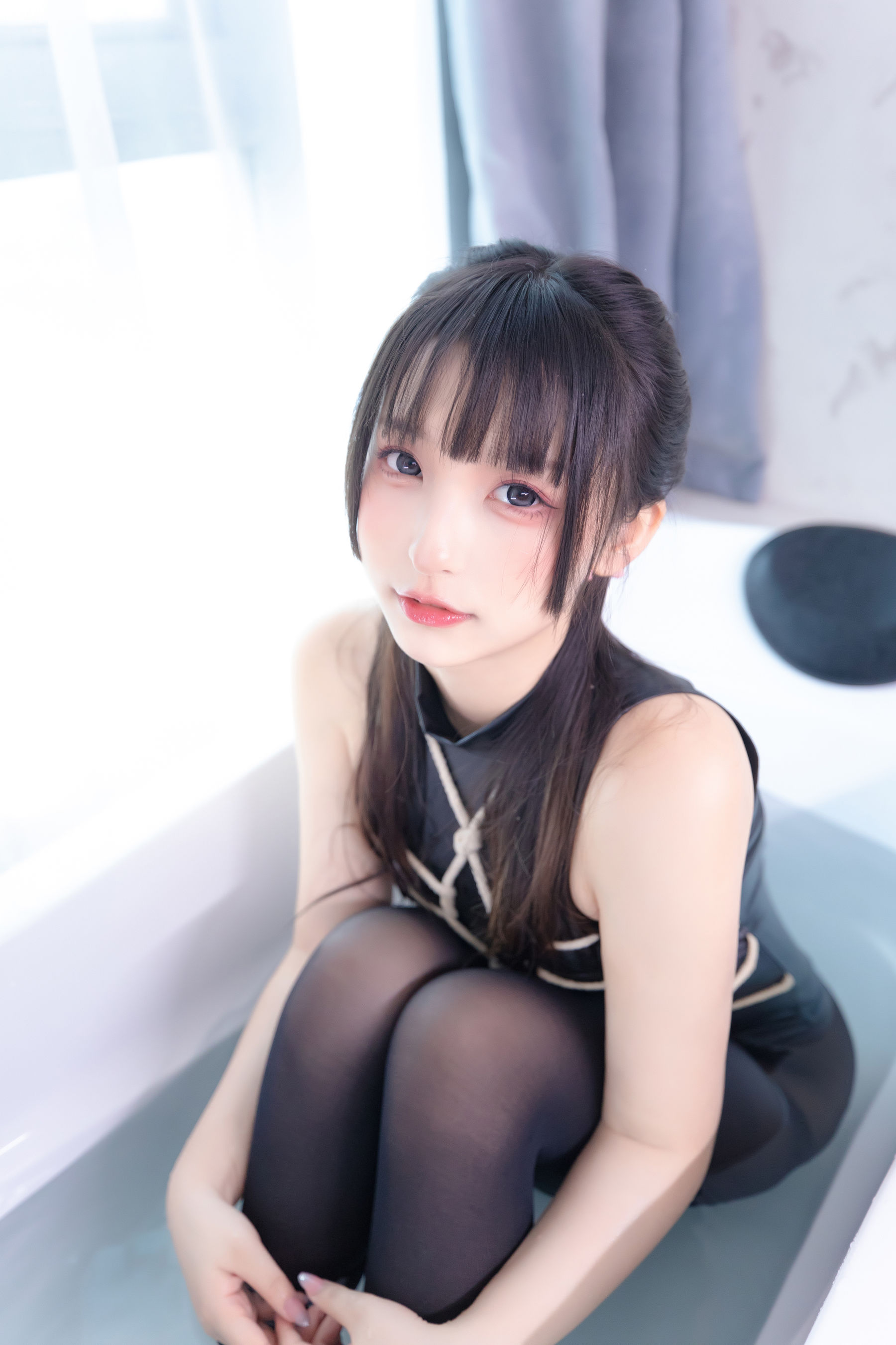 萝莉神楽板真冬 之夏日戏水 Cosplay-第35张