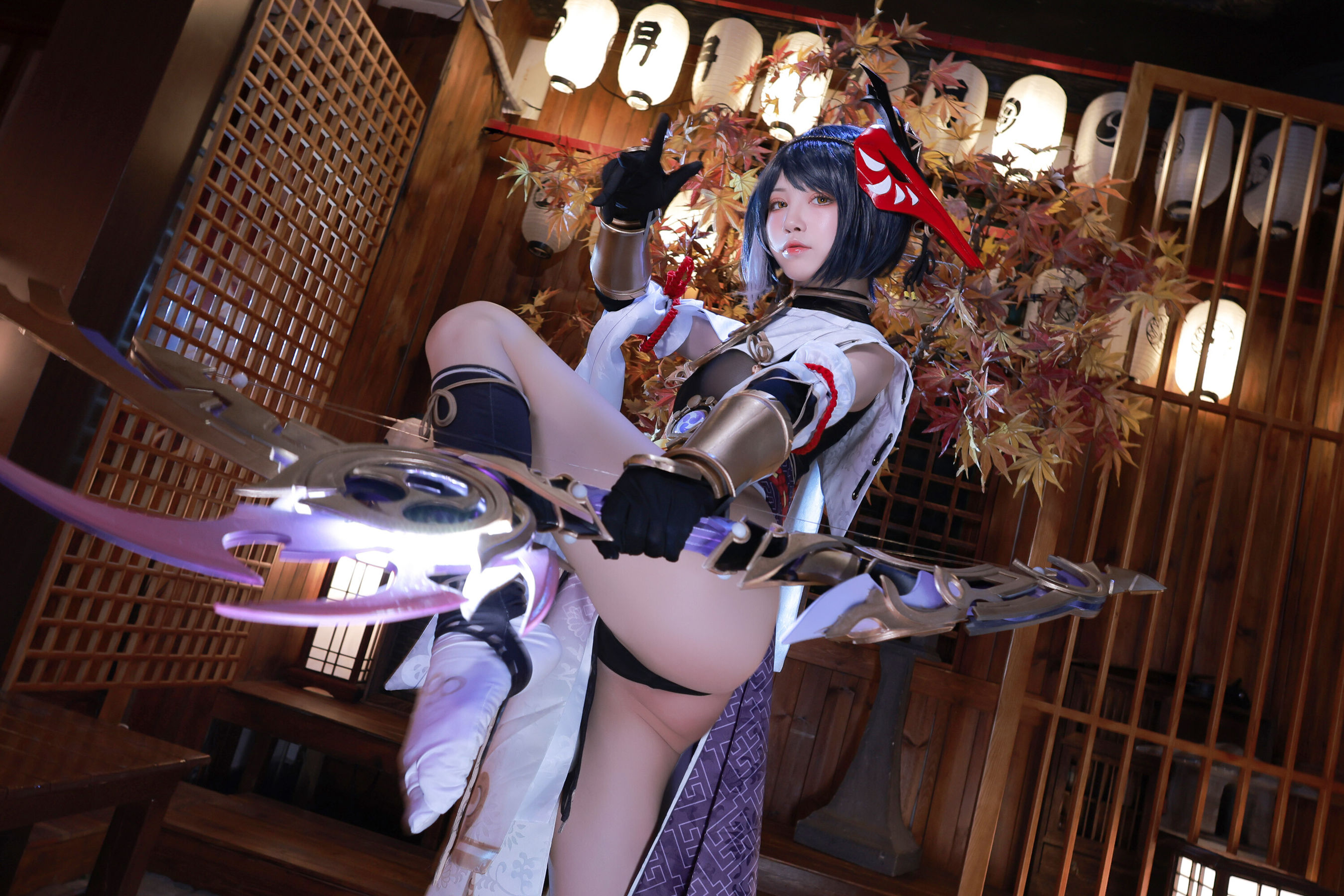 动漫博主水淼aqua – 九条裟羅 Cosplay-第24张