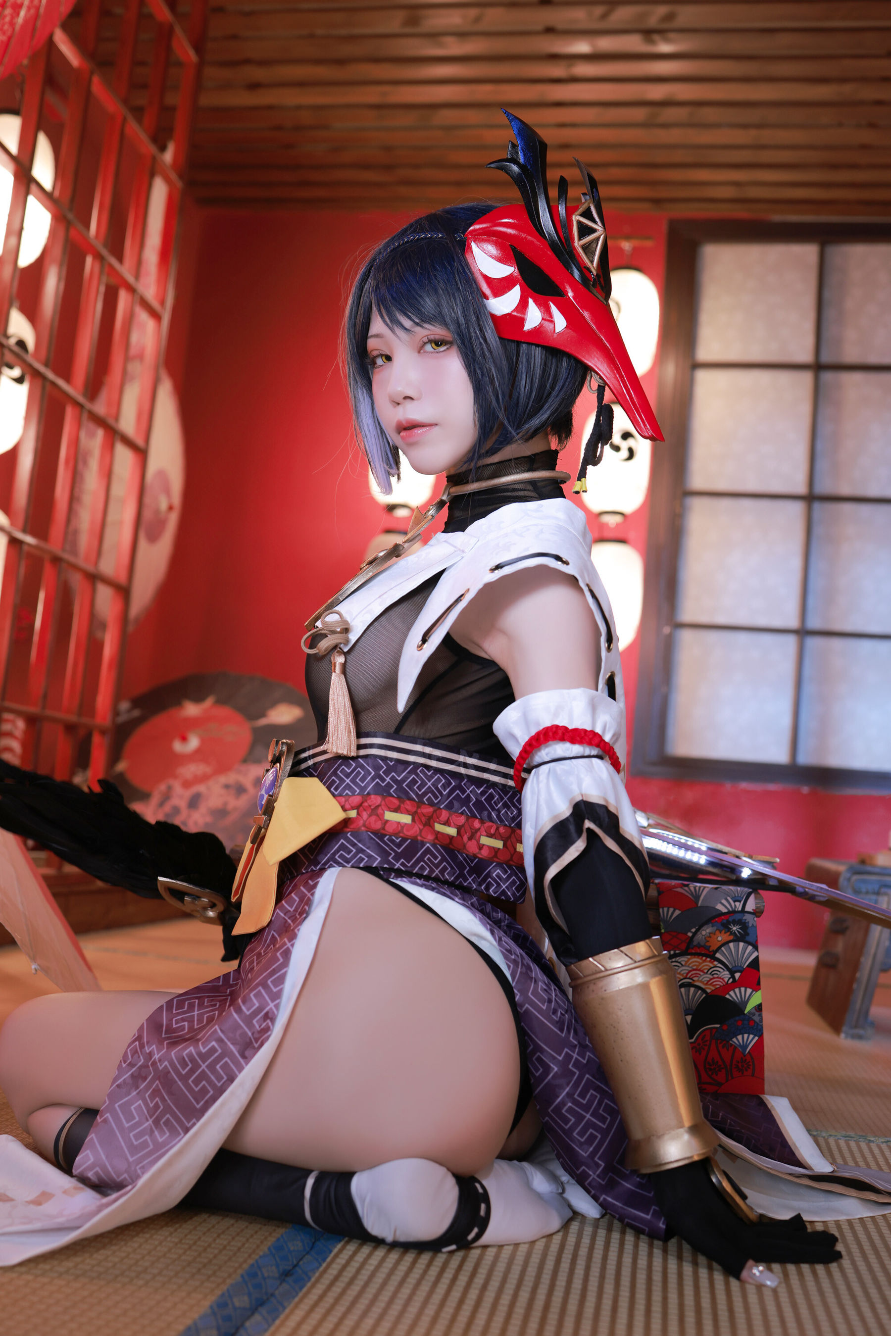 动漫博主水淼aqua – 九条裟羅 Cosplay-第25张
