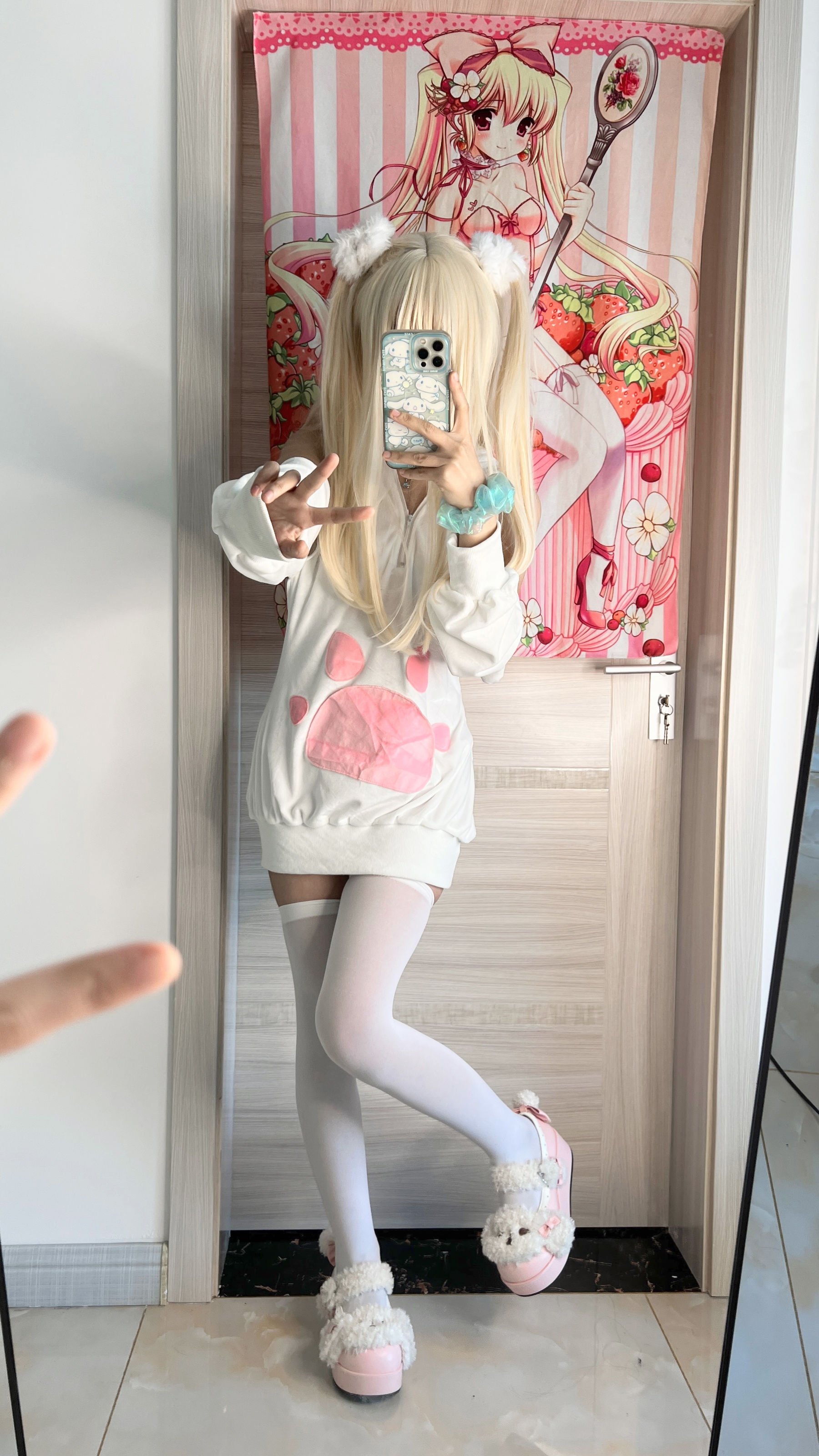 萌妹子Coser摇摇乐yoyo – 白いクリーム Cosplay-第72张