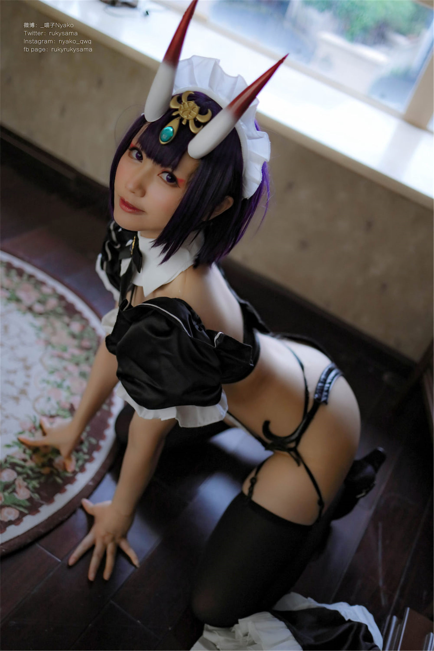 萌妹子Nyako喵子 – 酒吞童子女仆 Cosplay-第26张