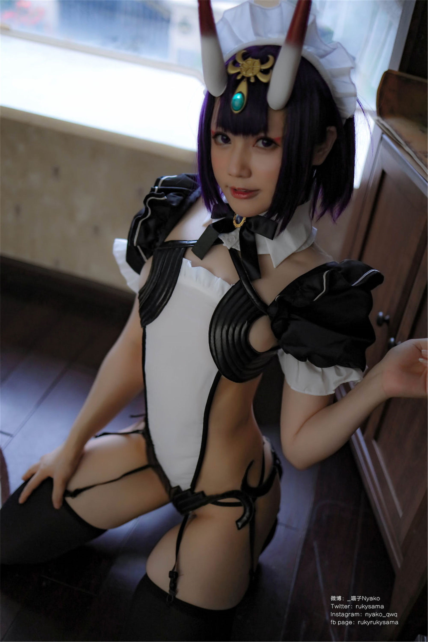 萌妹子Nyako喵子 – 酒吞童子女仆 Cosplay-第27张