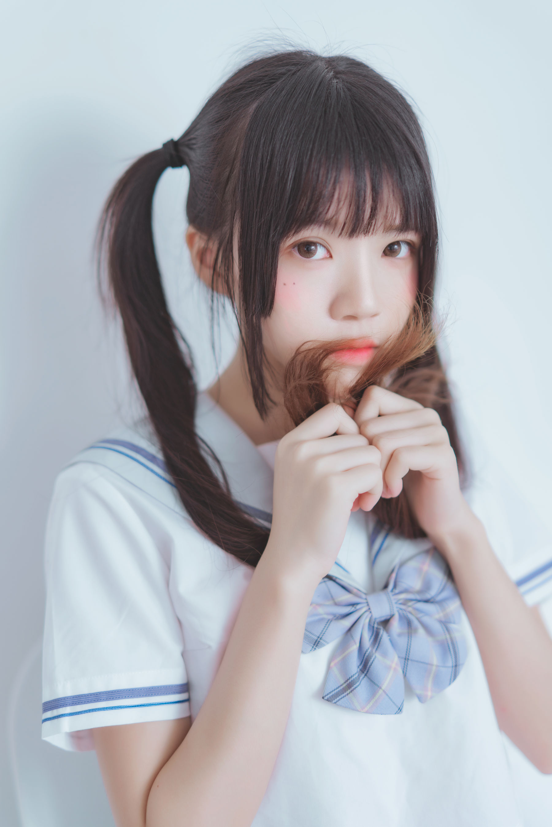 [萝莉COS] 桜桃喵 – 校服黑丝 Cosplay-第1张