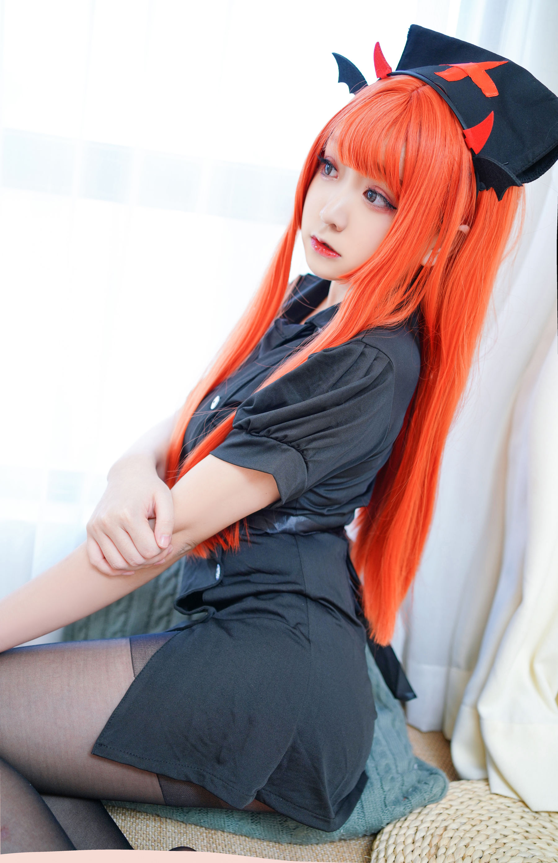 动漫博主恩田直幸 – 橘色黑护士 Cosplay-第20张