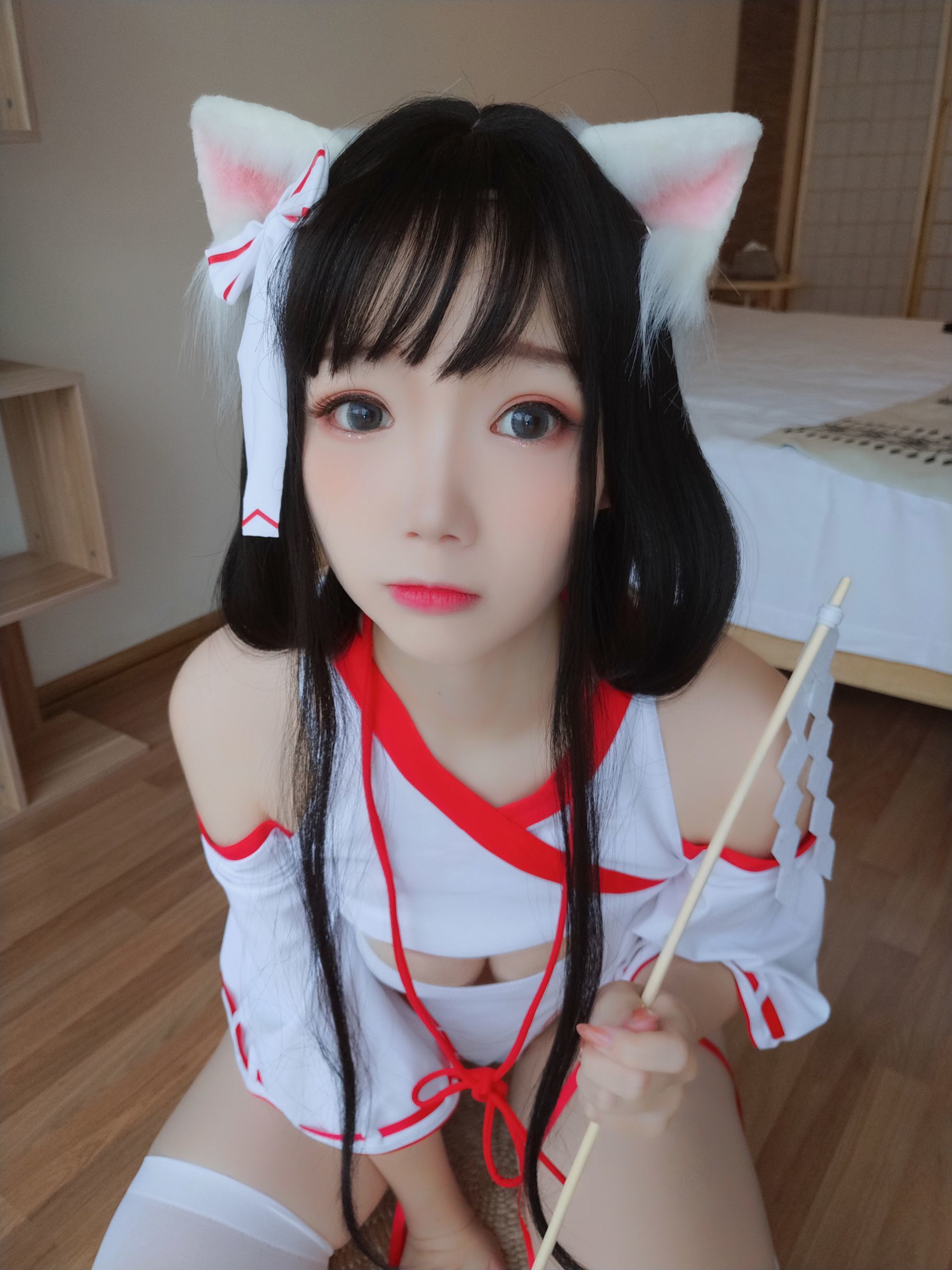 动漫博主雪晴Astra 神社の猫 Cosplay-第79张