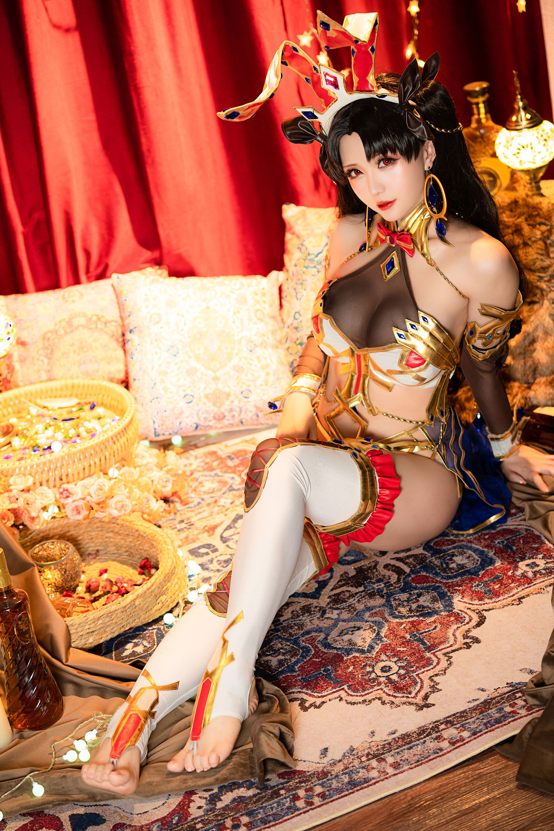 Coser小姐姐星之迟迟 – 伊什塔尔同人 伊斯塔凛 Cosplay-第32张
