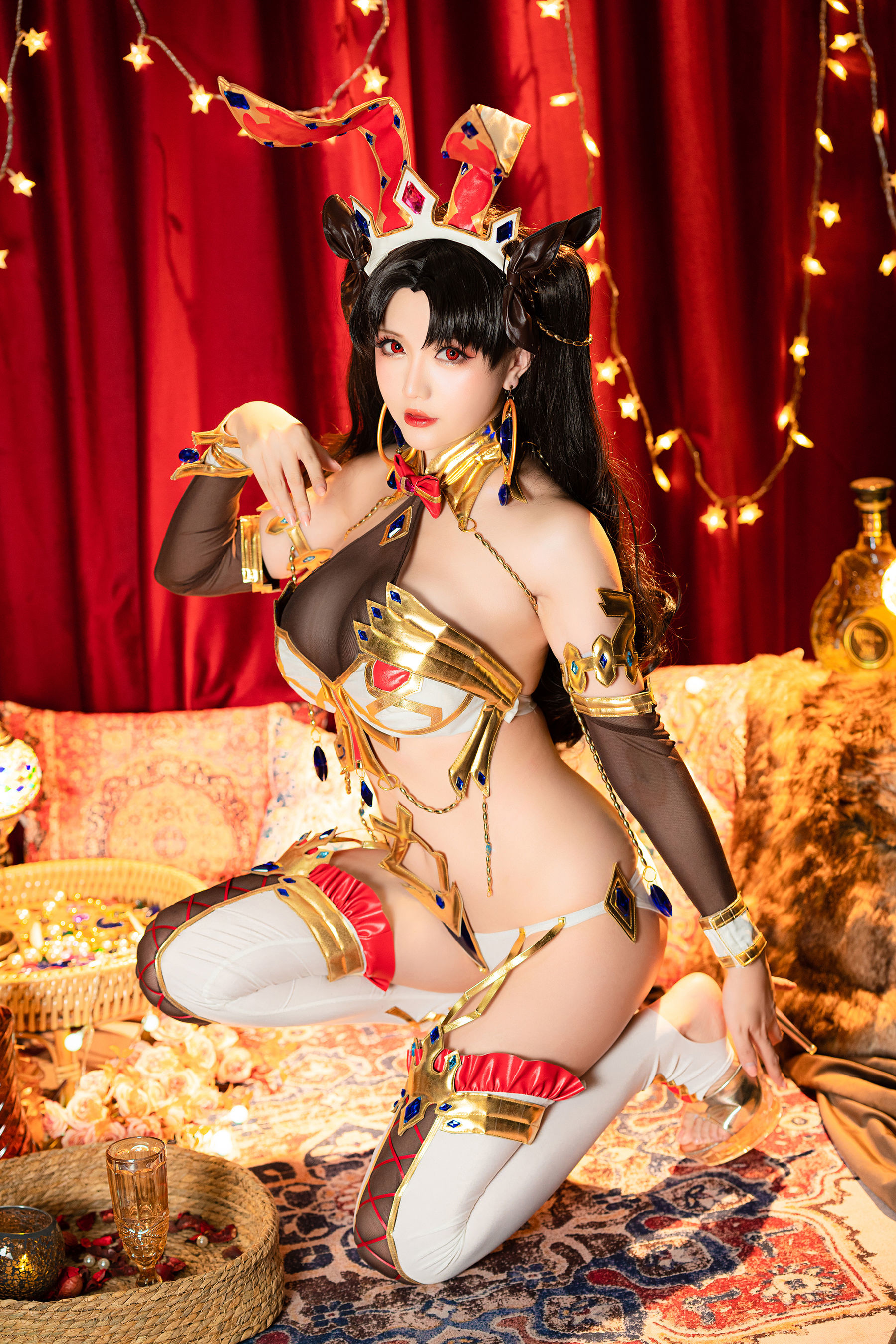 Coser小姐姐星之迟迟 – 伊什塔尔同人 伊斯塔凛 Cosplay-第35张