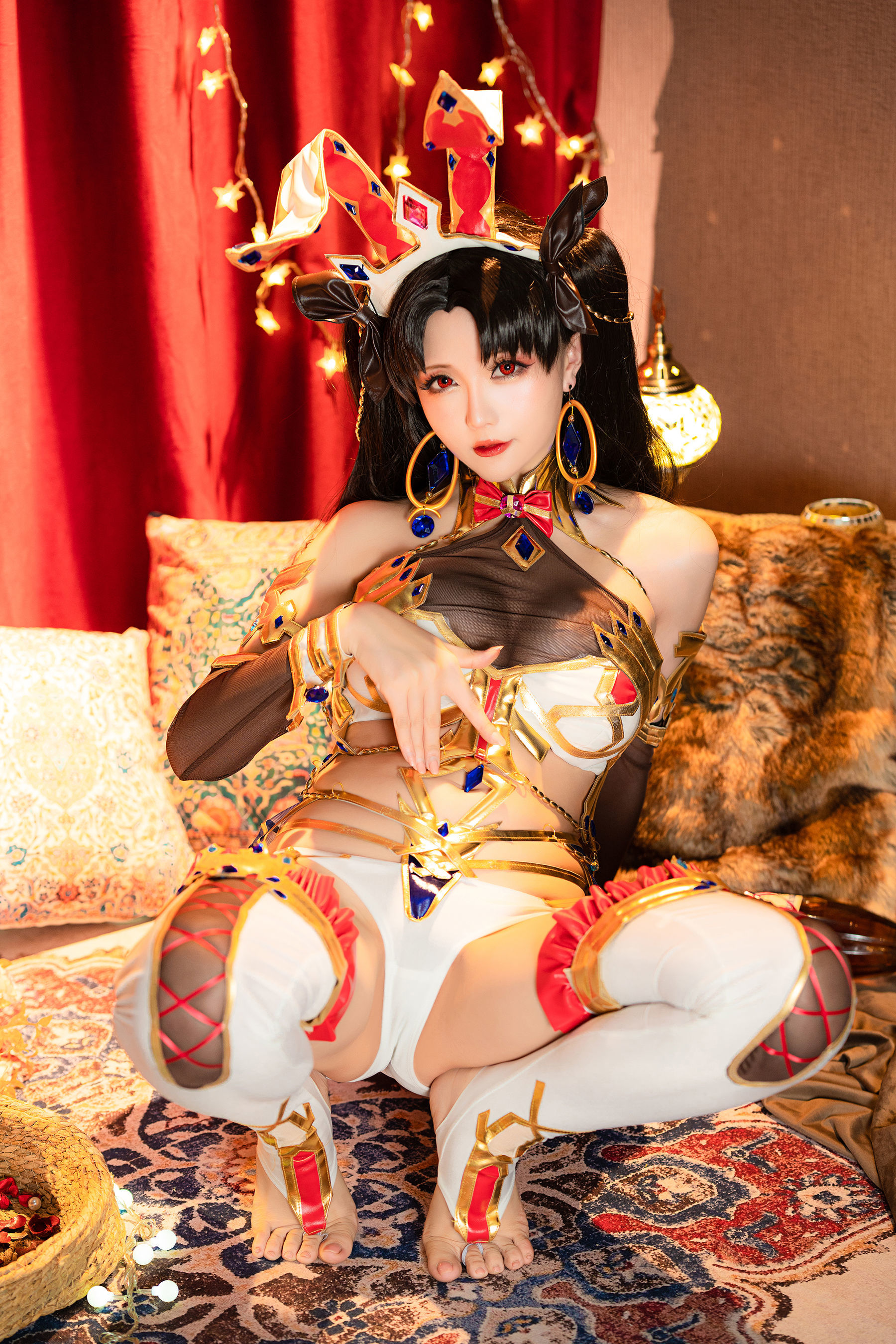Coser小姐姐星之迟迟 – 伊什塔尔同人 伊斯塔凛 Cosplay-第37张