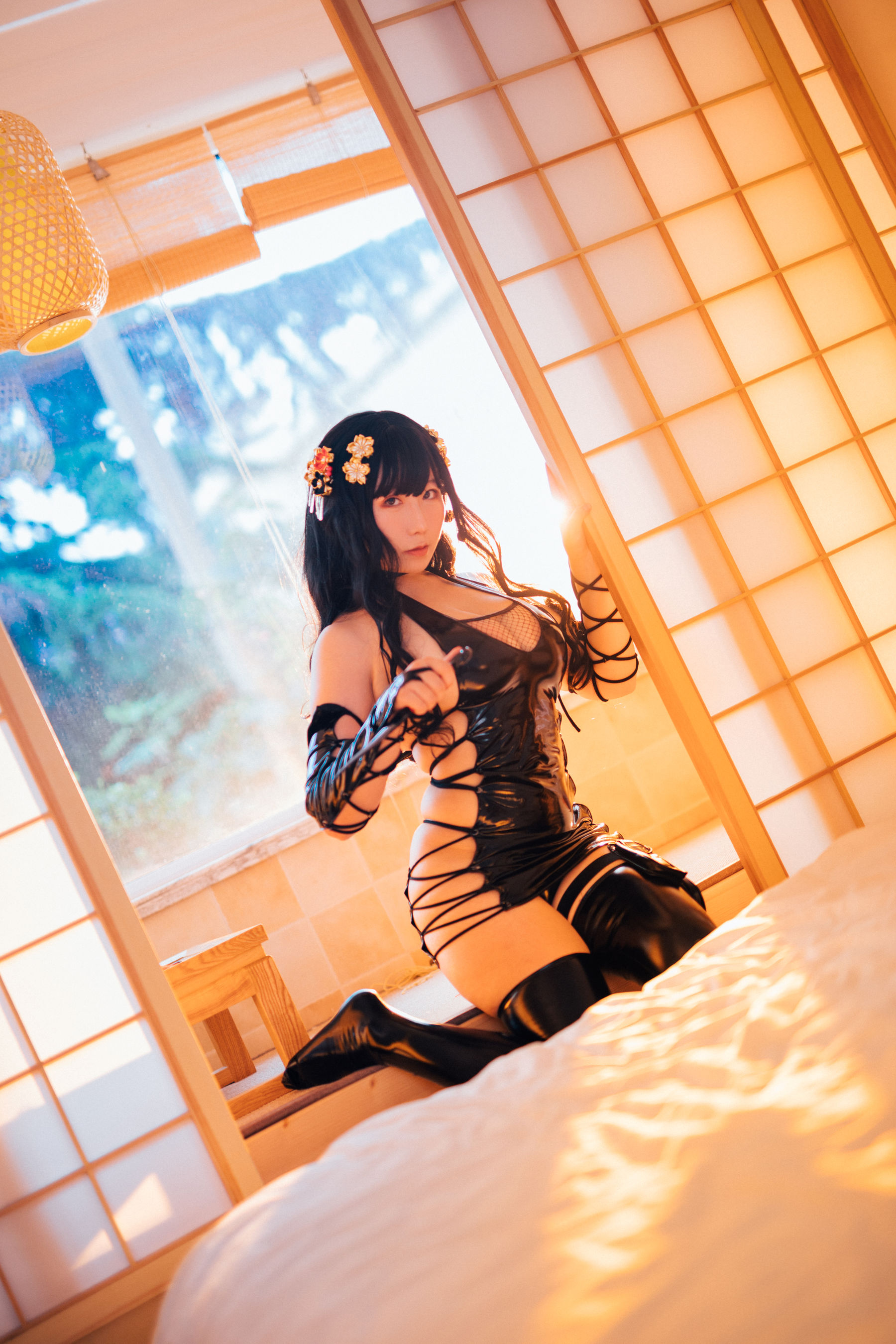 动漫博主从从从从鸾 大胸忍者 Cosplay-第26张