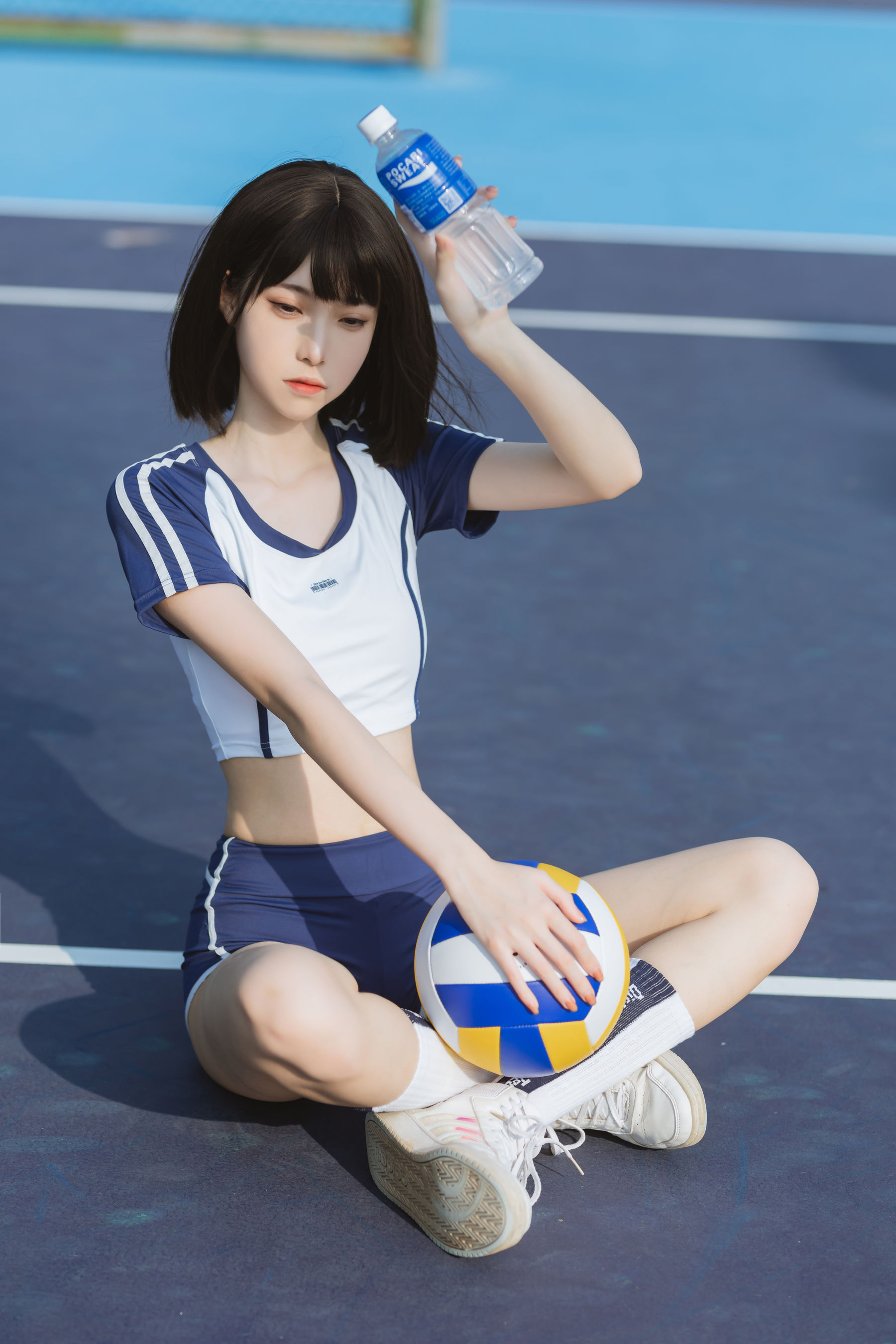 许岚(叁月life) – 夏日运动服 Cosplay-第20张