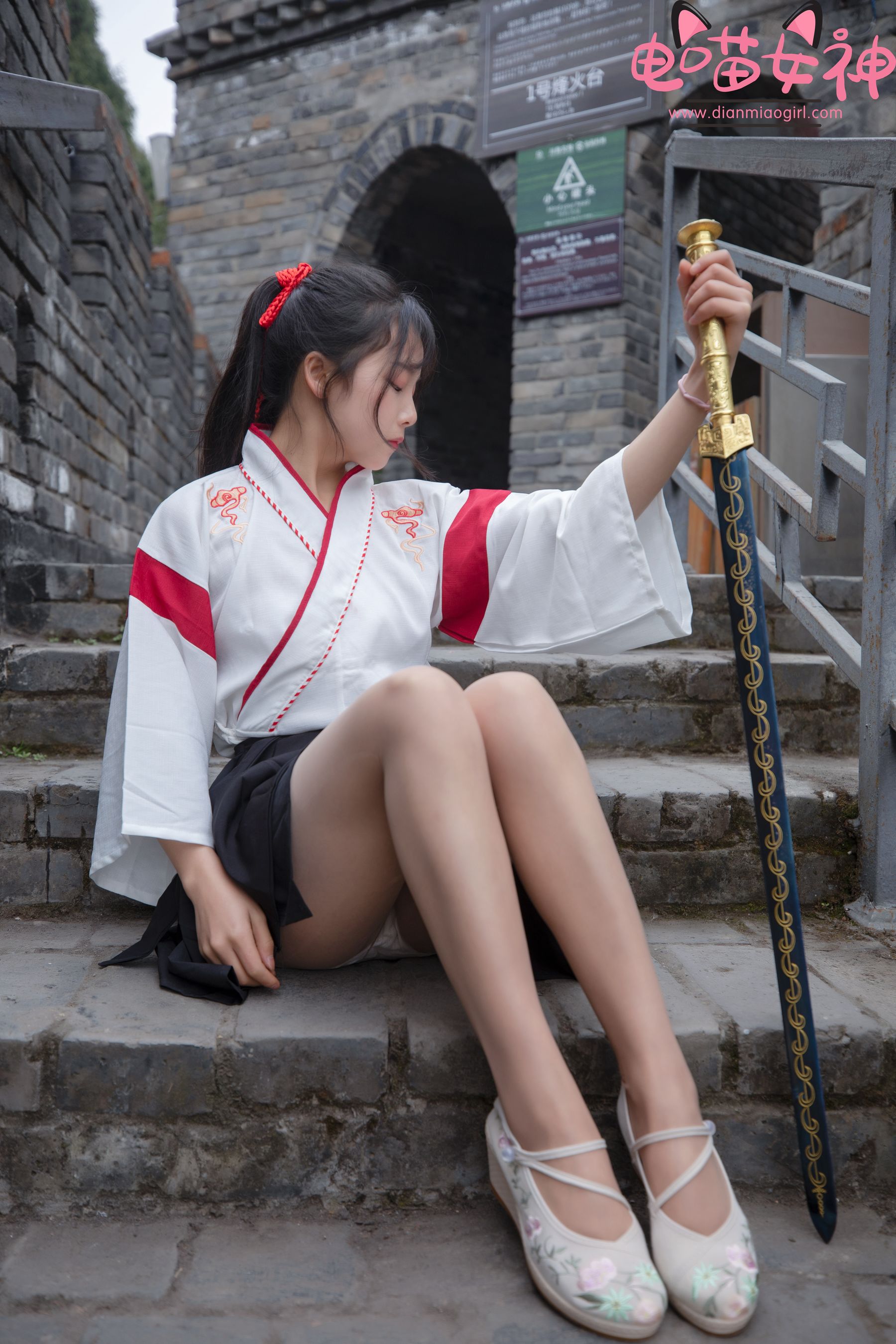 电喵女神 – 灵唯 长城古装 Cosplay-第13张
