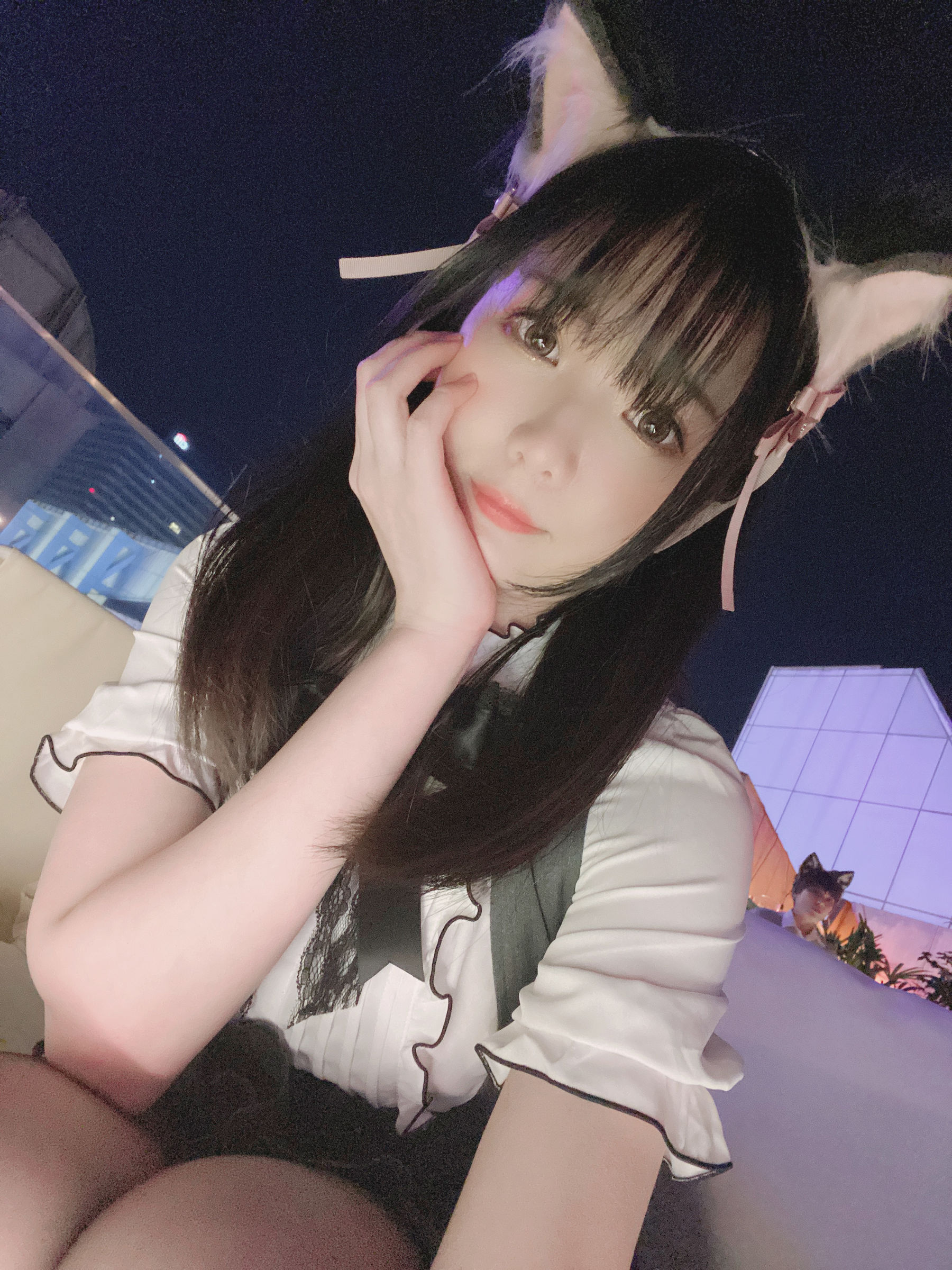 微博妹纸霜月shimo – 一緒に飲みますか？ Cosplay-第19张