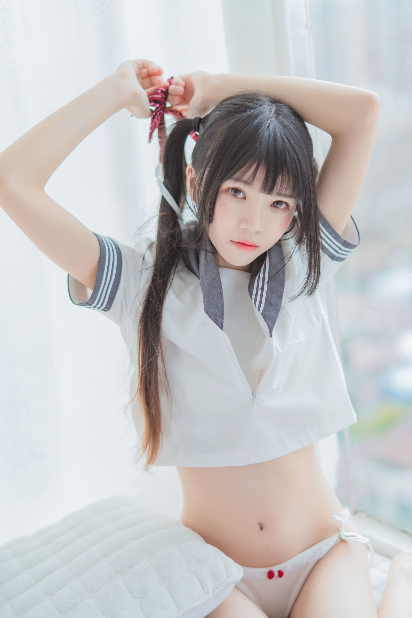 [萝莉COS] 桜桃喵 – 心形胖次 Cosplay-第85张