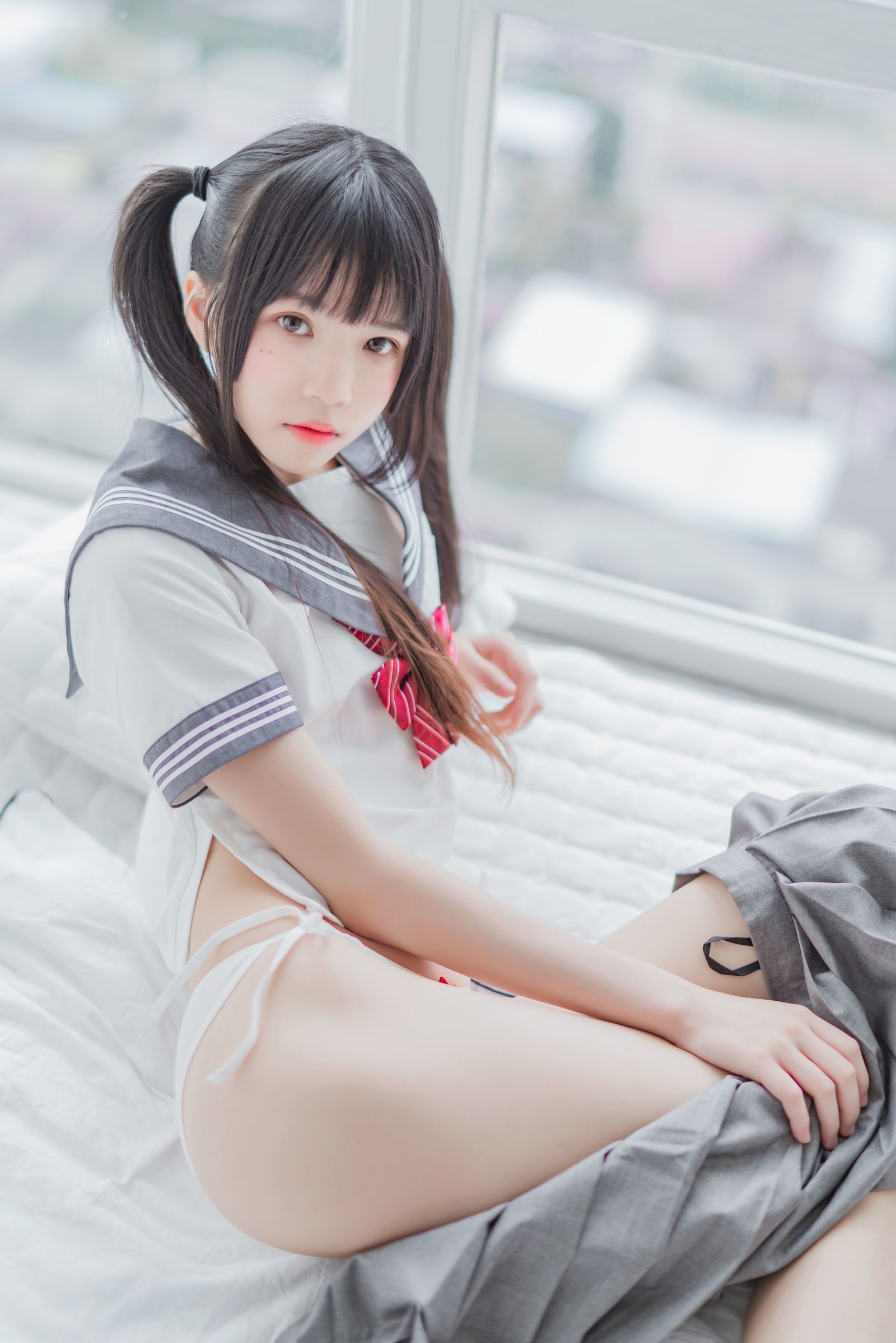 [萝莉COS] 桜桃喵 – 心形胖次 Cosplay-第86张