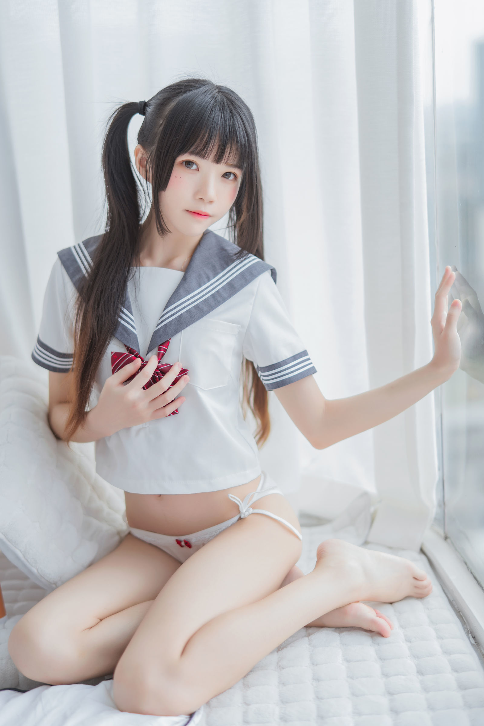 [萝莉COS] 桜桃喵 – 心形胖次 Cosplay-第95张
