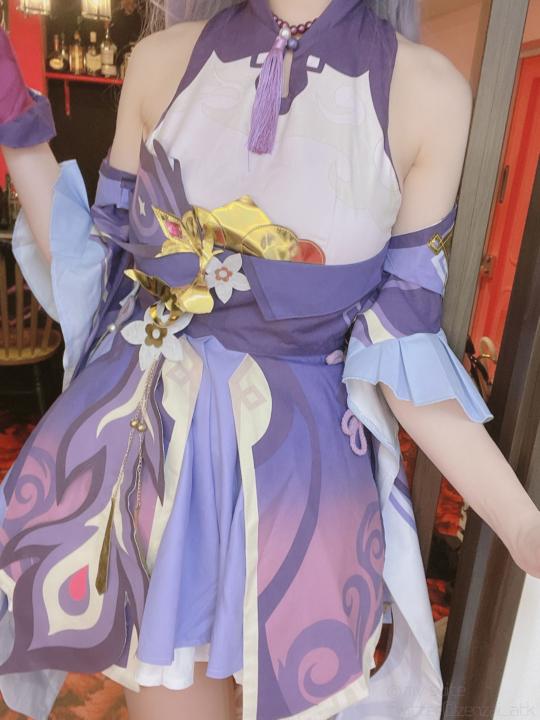 (Cosplay)[my suite] Atsuki あつき – Keqing 刻晴 (Genshin Impact) Cosplay-第24张