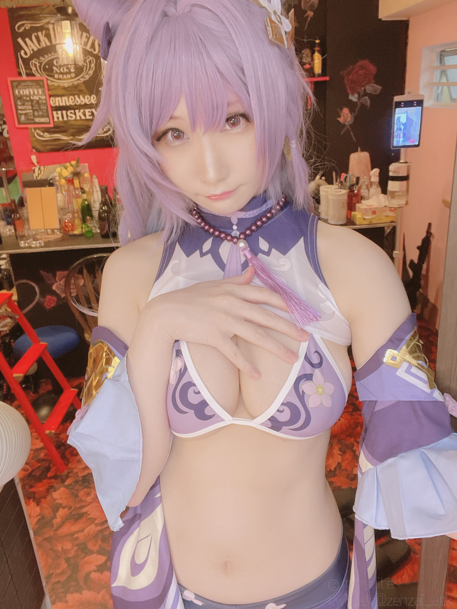 (Cosplay)[my suite] Atsuki あつき – Keqing 刻晴 (Genshin Impact) Cosplay-第26张