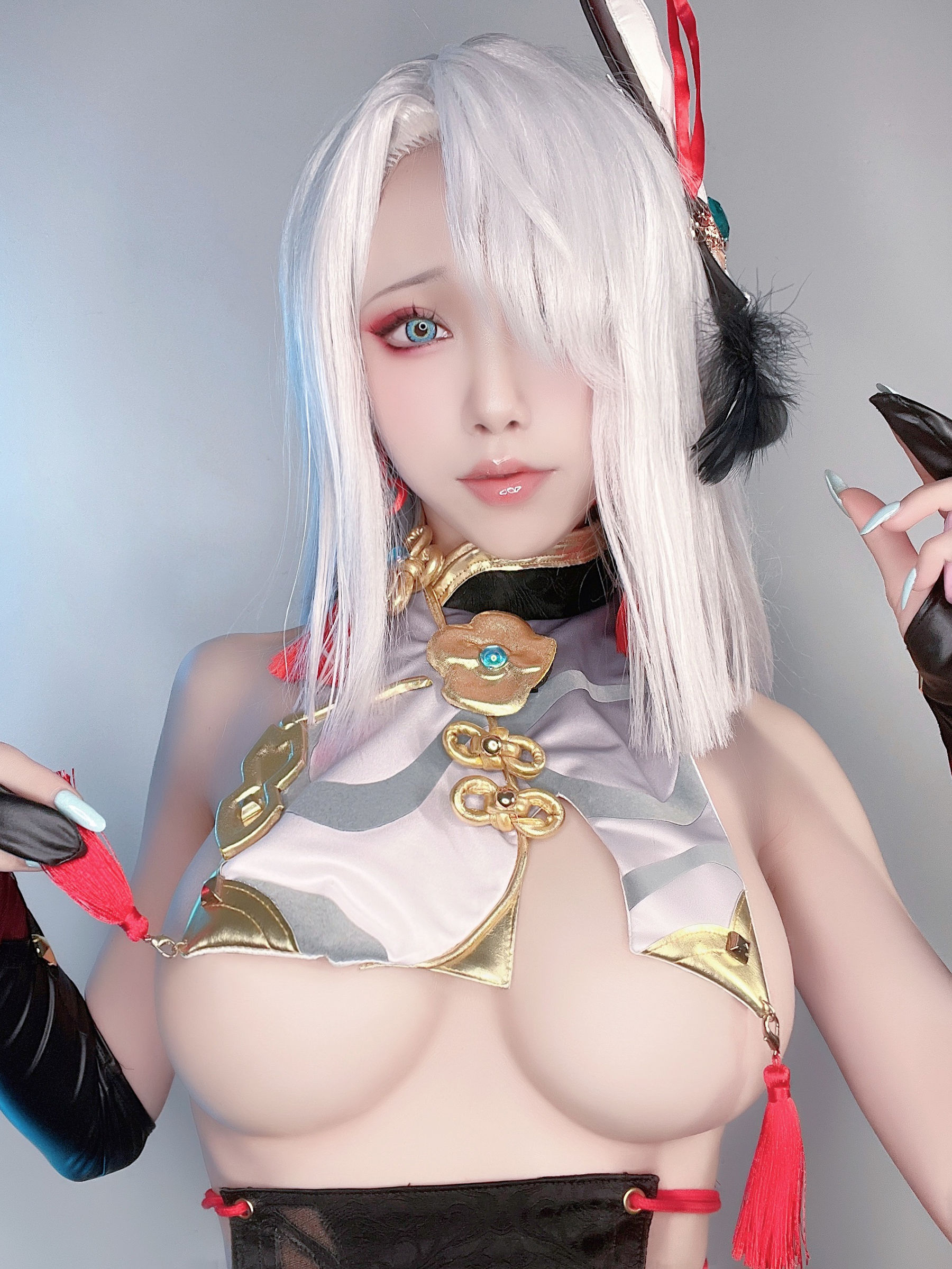 动漫博主水淼aqua – 原神 申鹤 Cosplay-第107张
