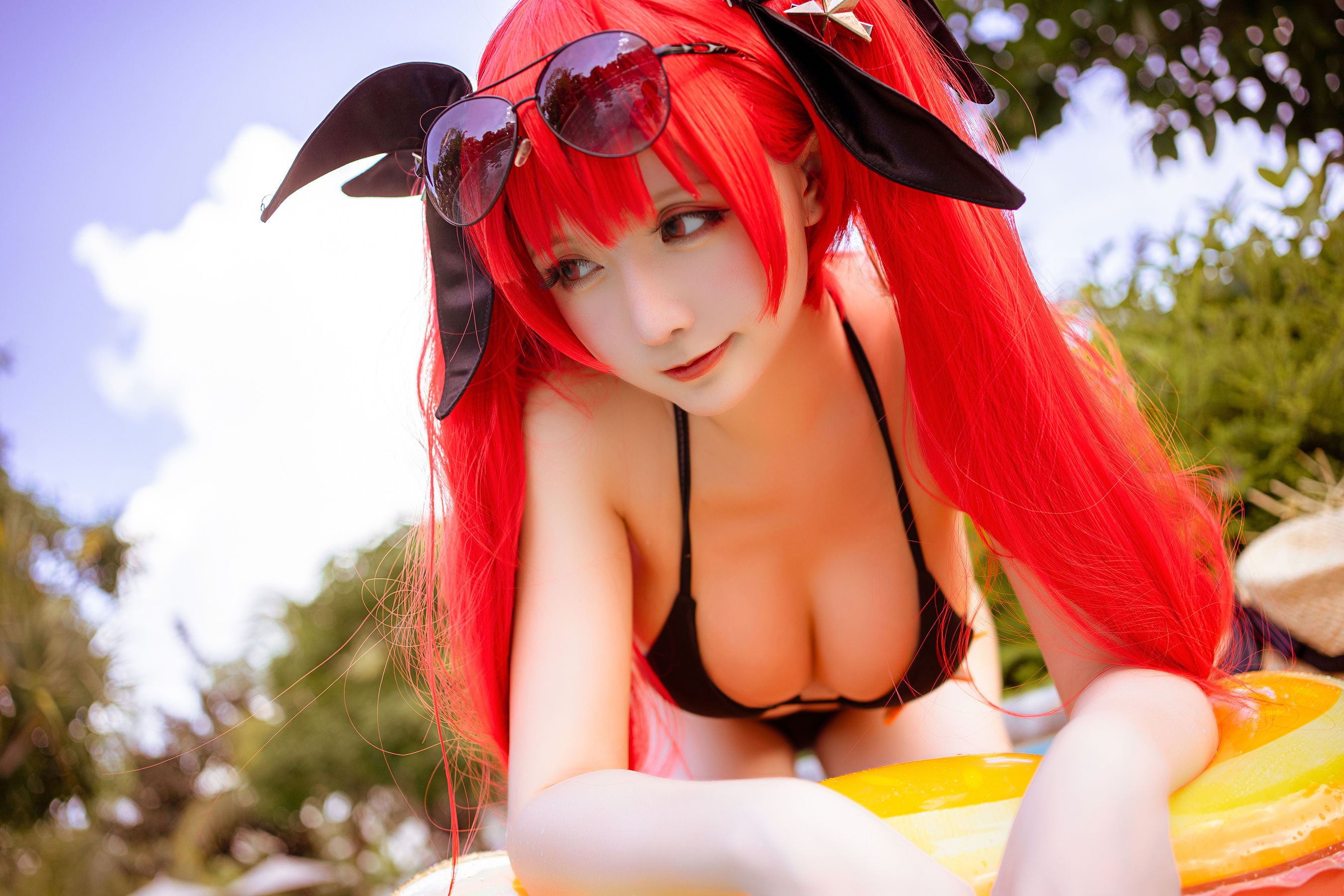 Coser小姐姐星之迟迟 – 鸣夏 火奴鲁鲁 Cosplay-第13张
