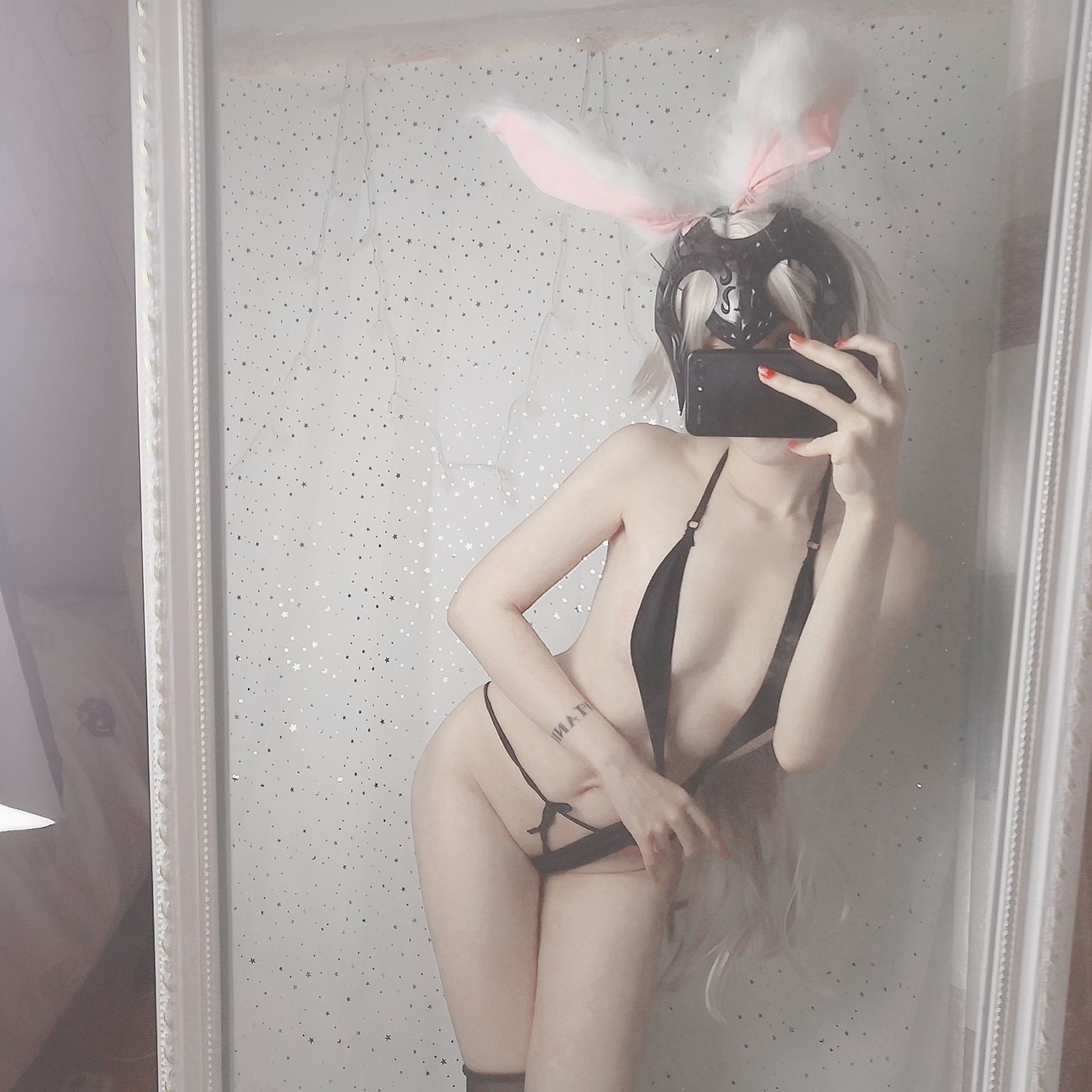 钛合金大粑粑 – 黑贞兔兔 Cosplay-第5张
