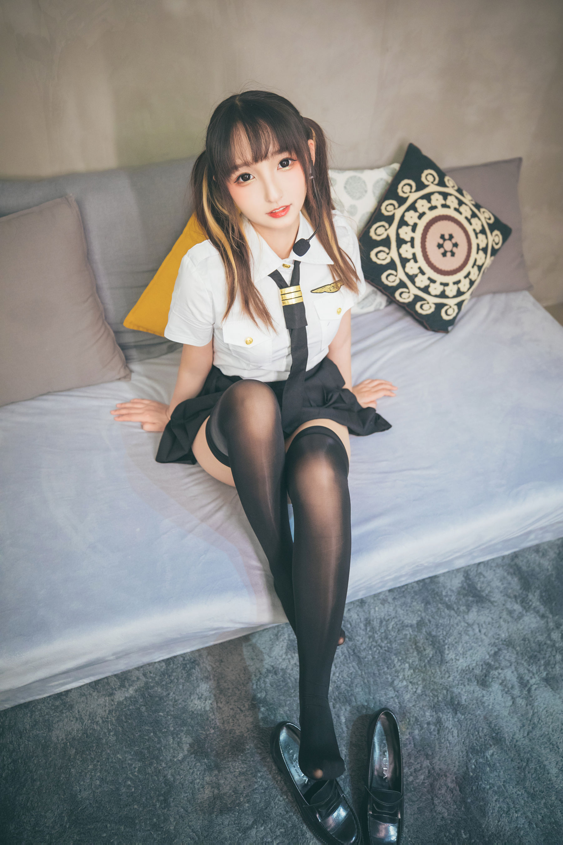 萝莉神楽板真冬 之お帰りなさい、指揮官 Cosplay-第24张