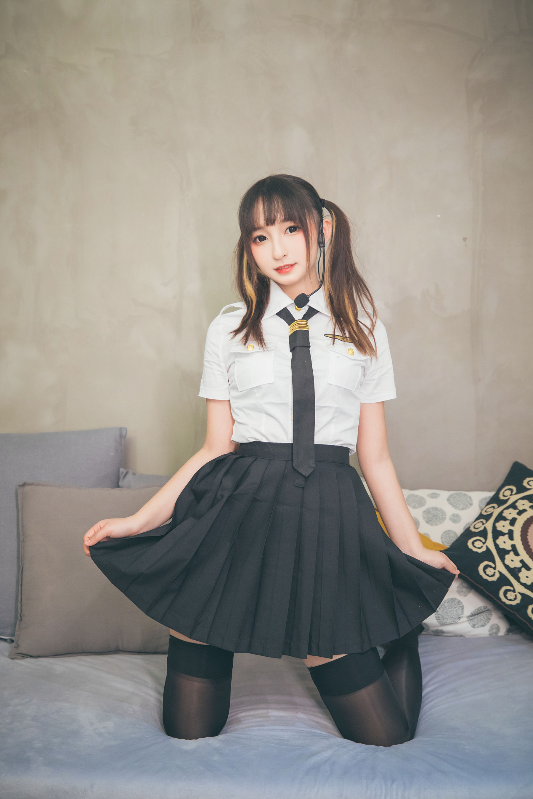萝莉神楽板真冬 之お帰りなさい、指揮官 Cosplay-第25张