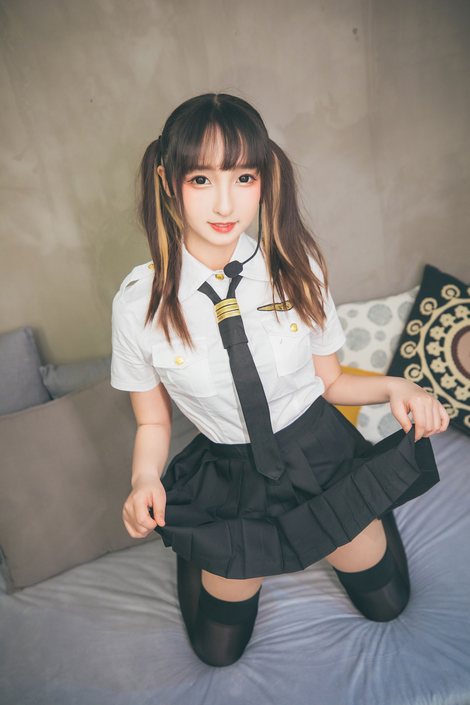 萝莉神楽板真冬 之お帰りなさい、指揮官 Cosplay-第28张
