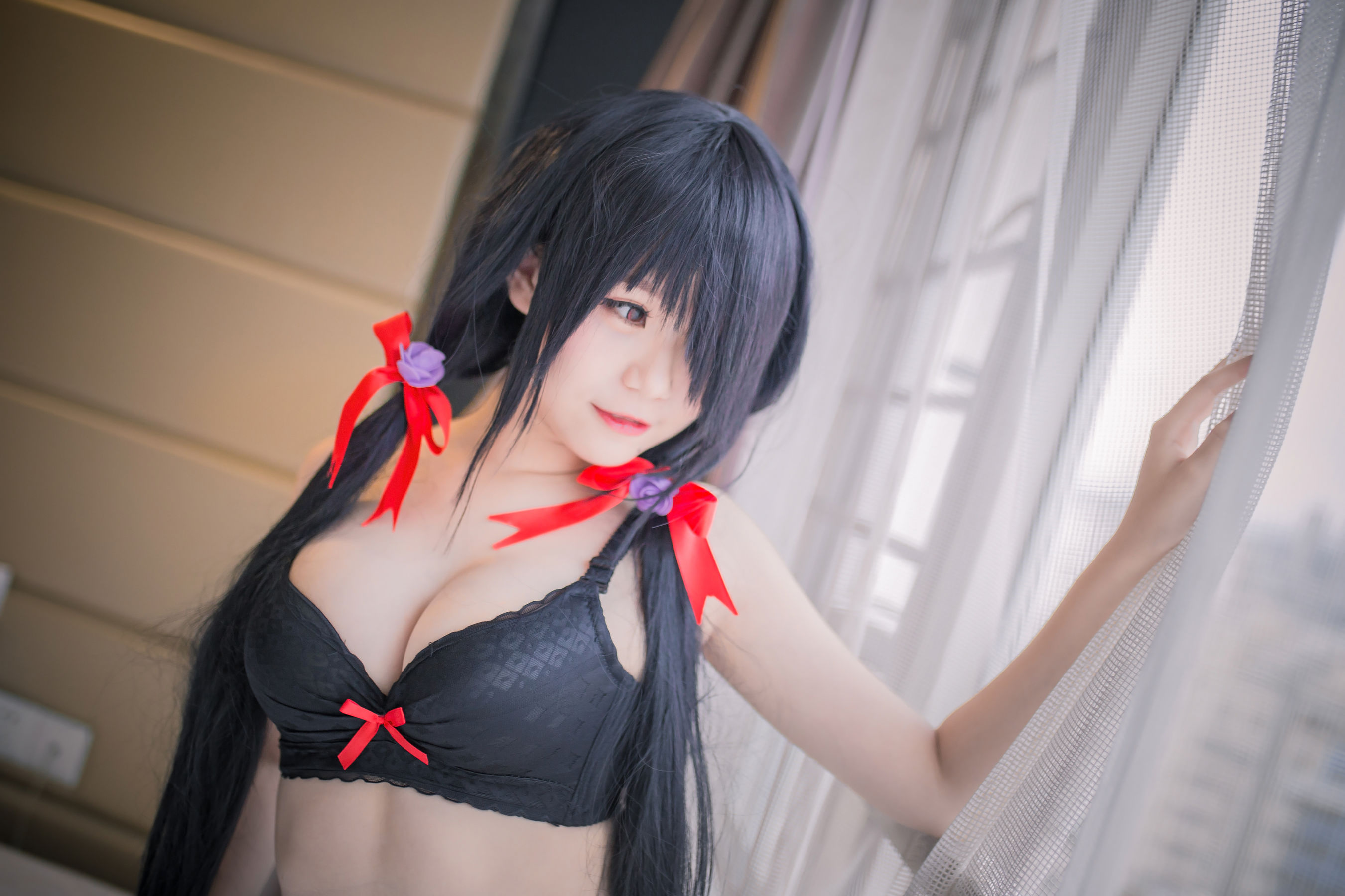 [萝莉COS] Yoko宅夏《狂三内衣》 Cosplay-第20张