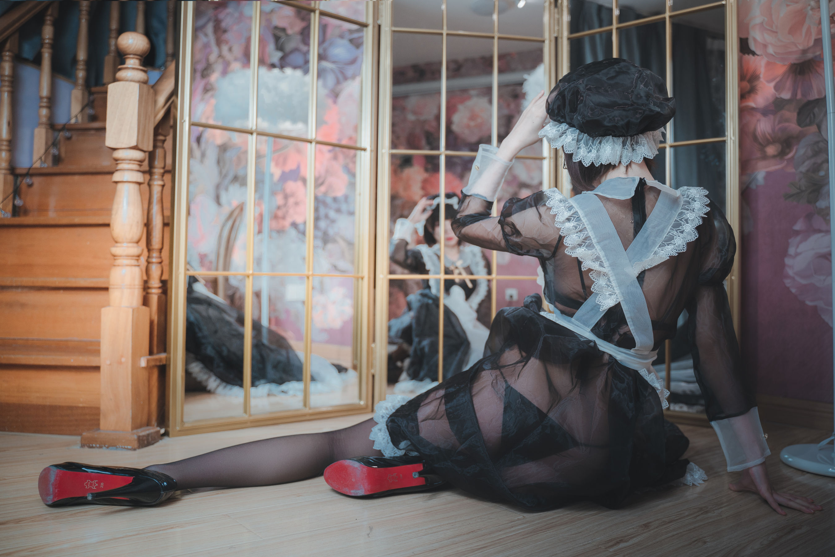 萌妹子南鸽 透明女仆 Cosplay-第28张
