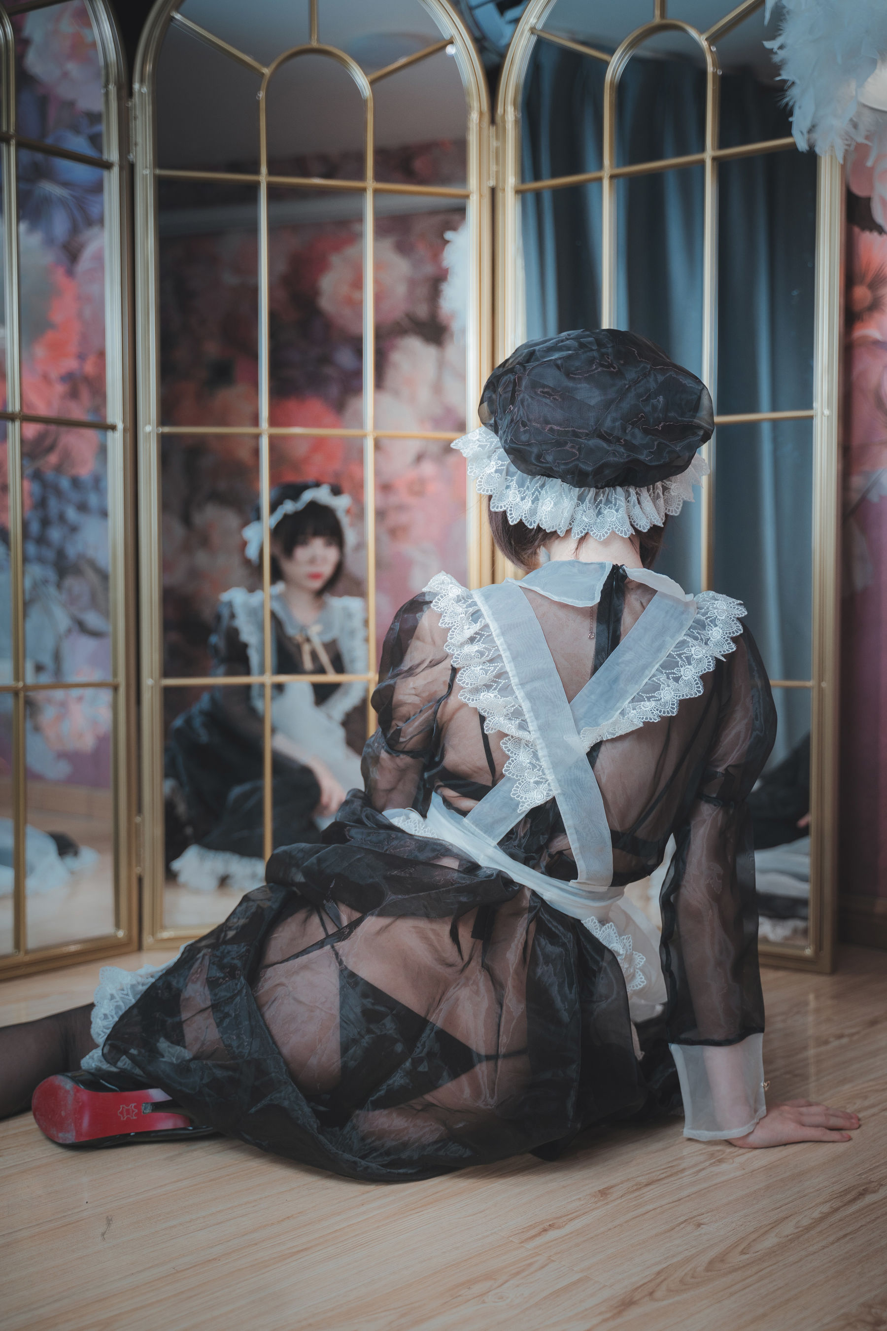 萌妹子南鸽 透明女仆 Cosplay-第31张