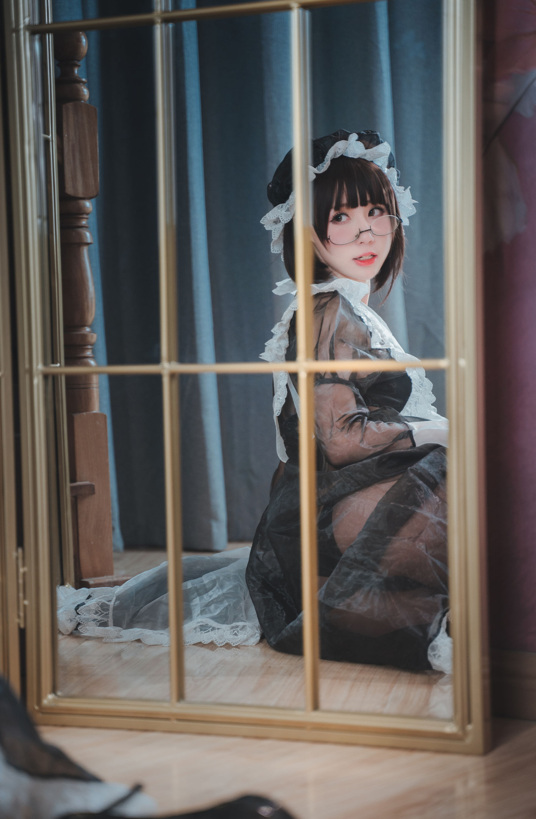 萌妹子南鸽 透明女仆 Cosplay-第33张