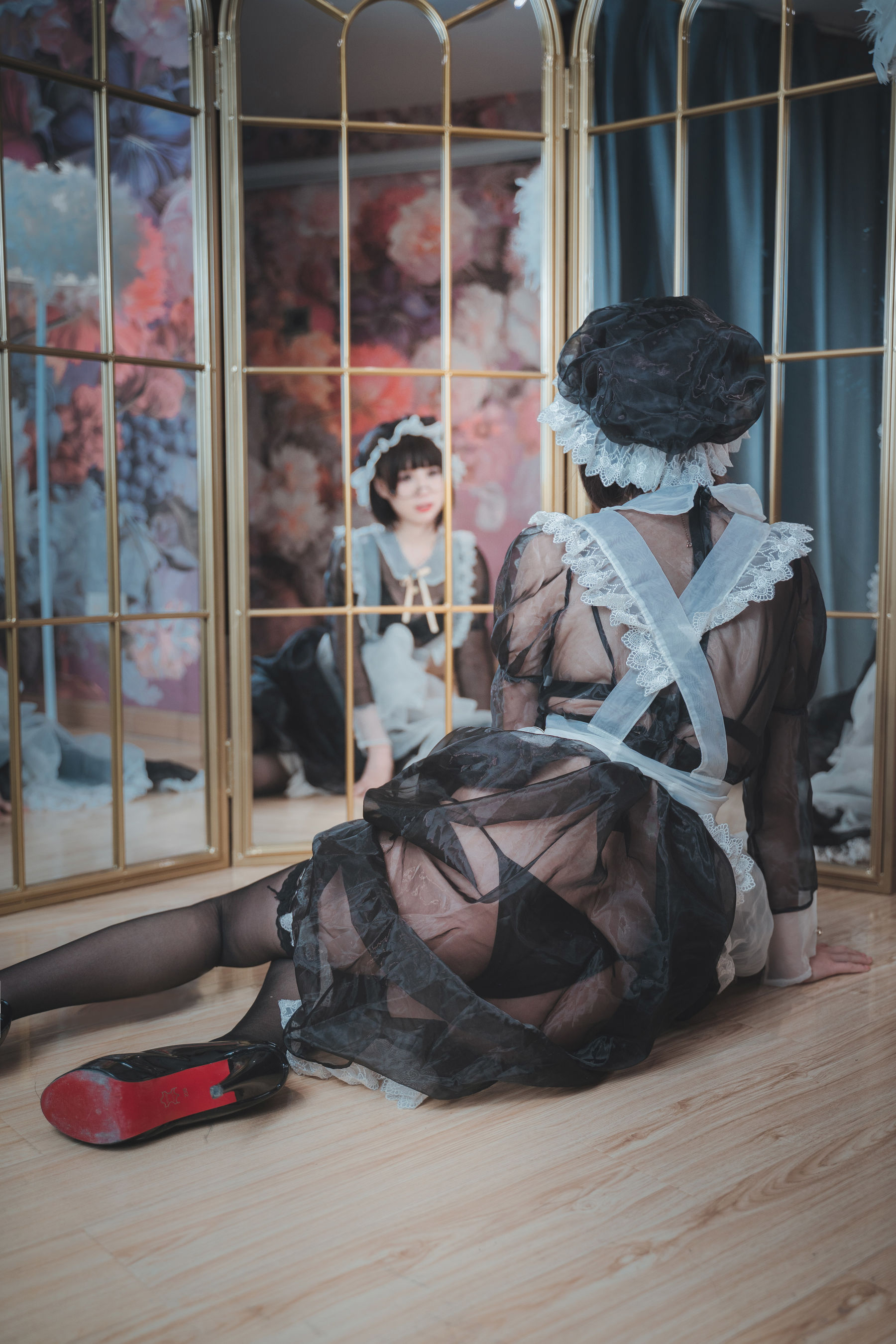 萌妹子南鸽 透明女仆 Cosplay-第32张