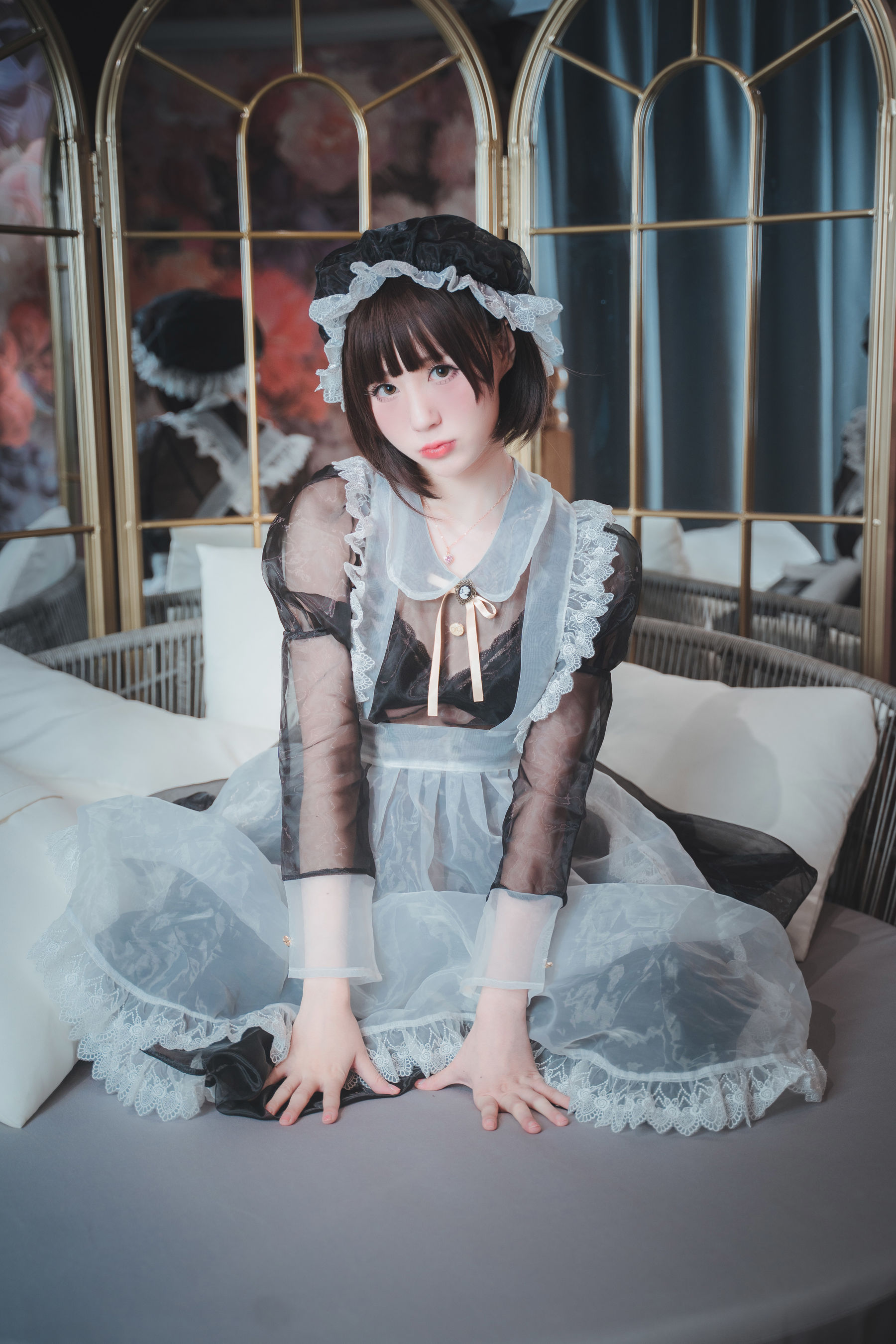 萌妹子南鸽 透明女仆 Cosplay-第35张