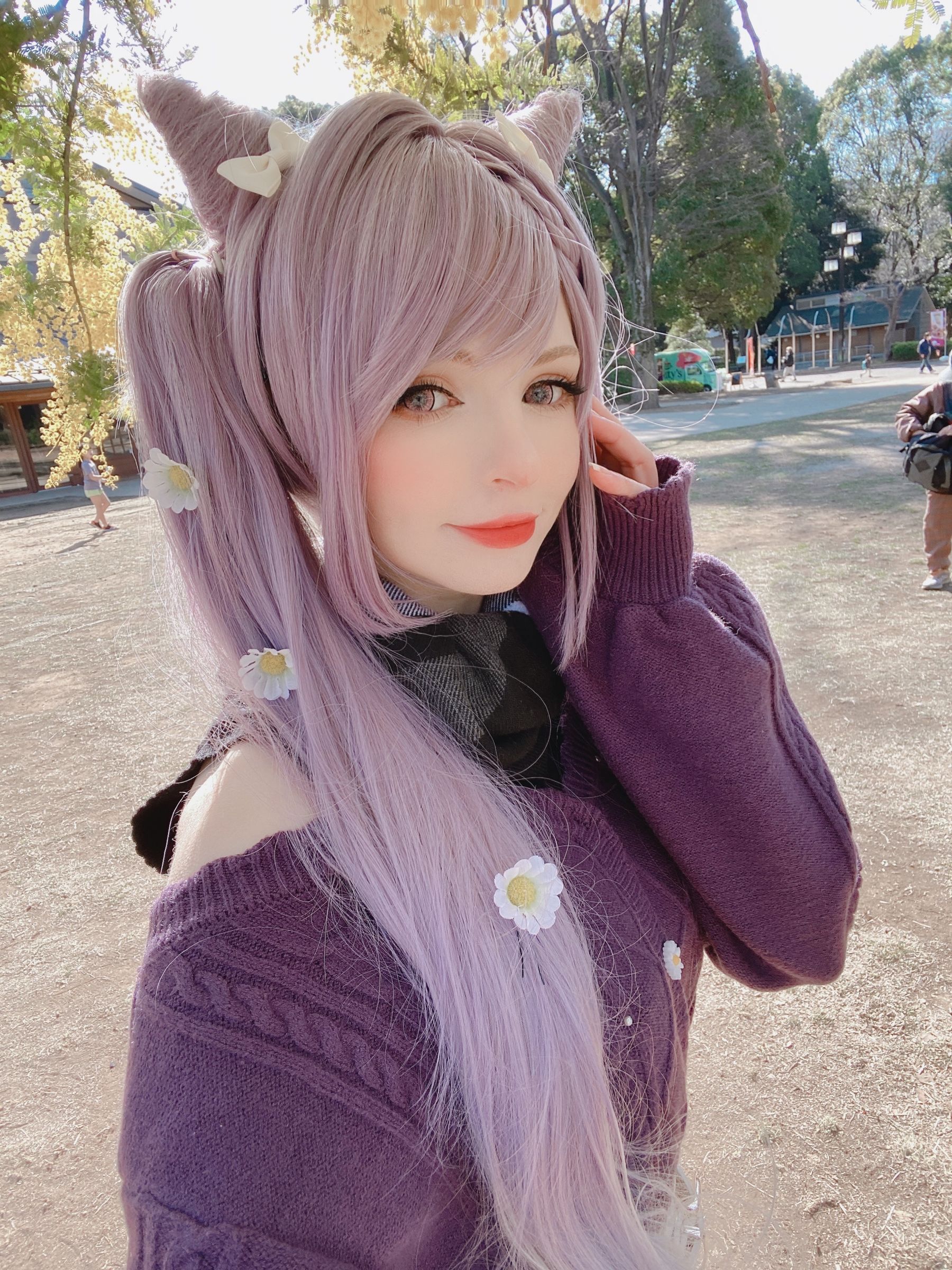 Peach milky – Keqing Genshin Impact Cosplay-第21张
