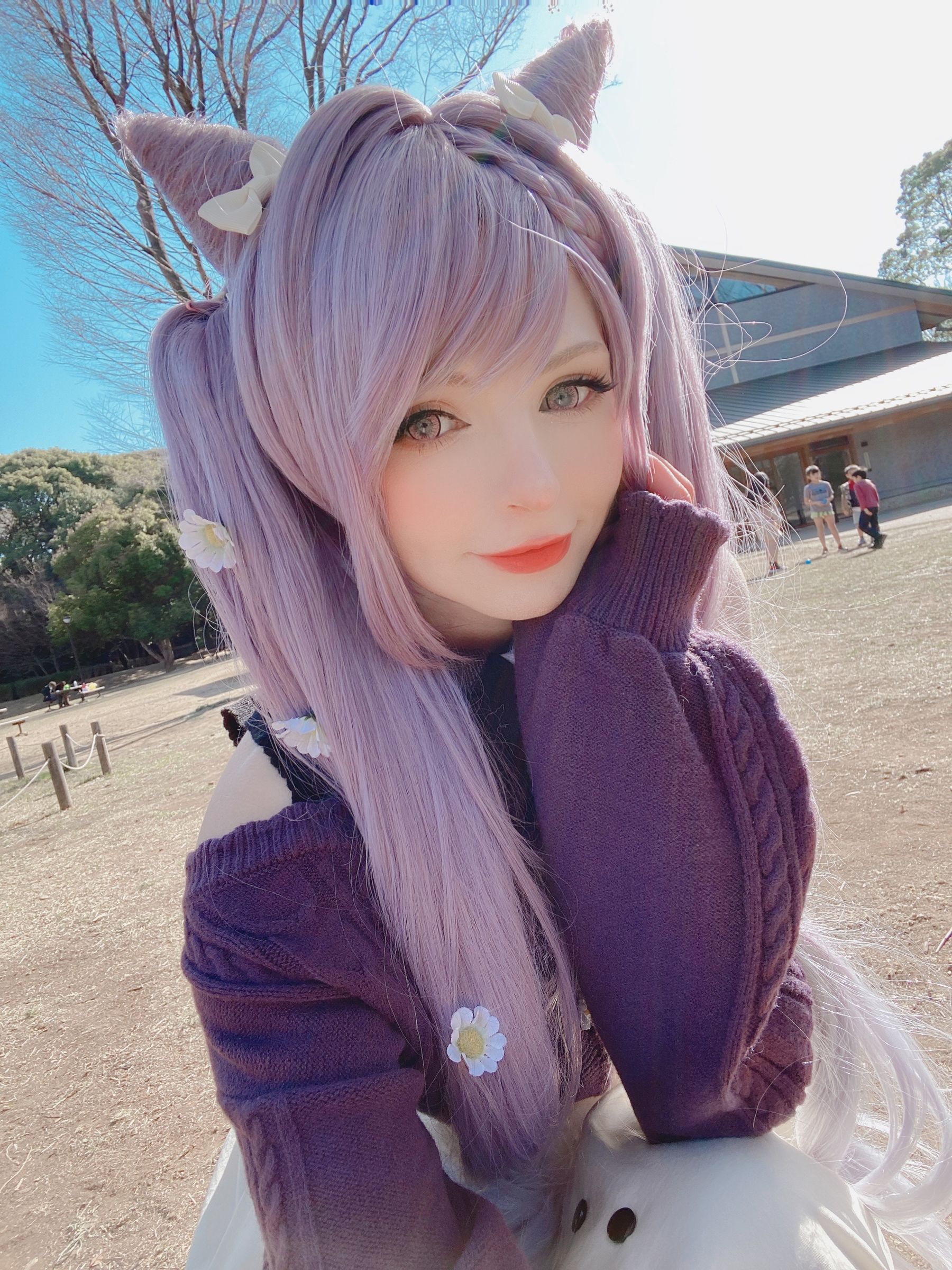 Peach milky – Keqing Genshin Impact Cosplay-第25张