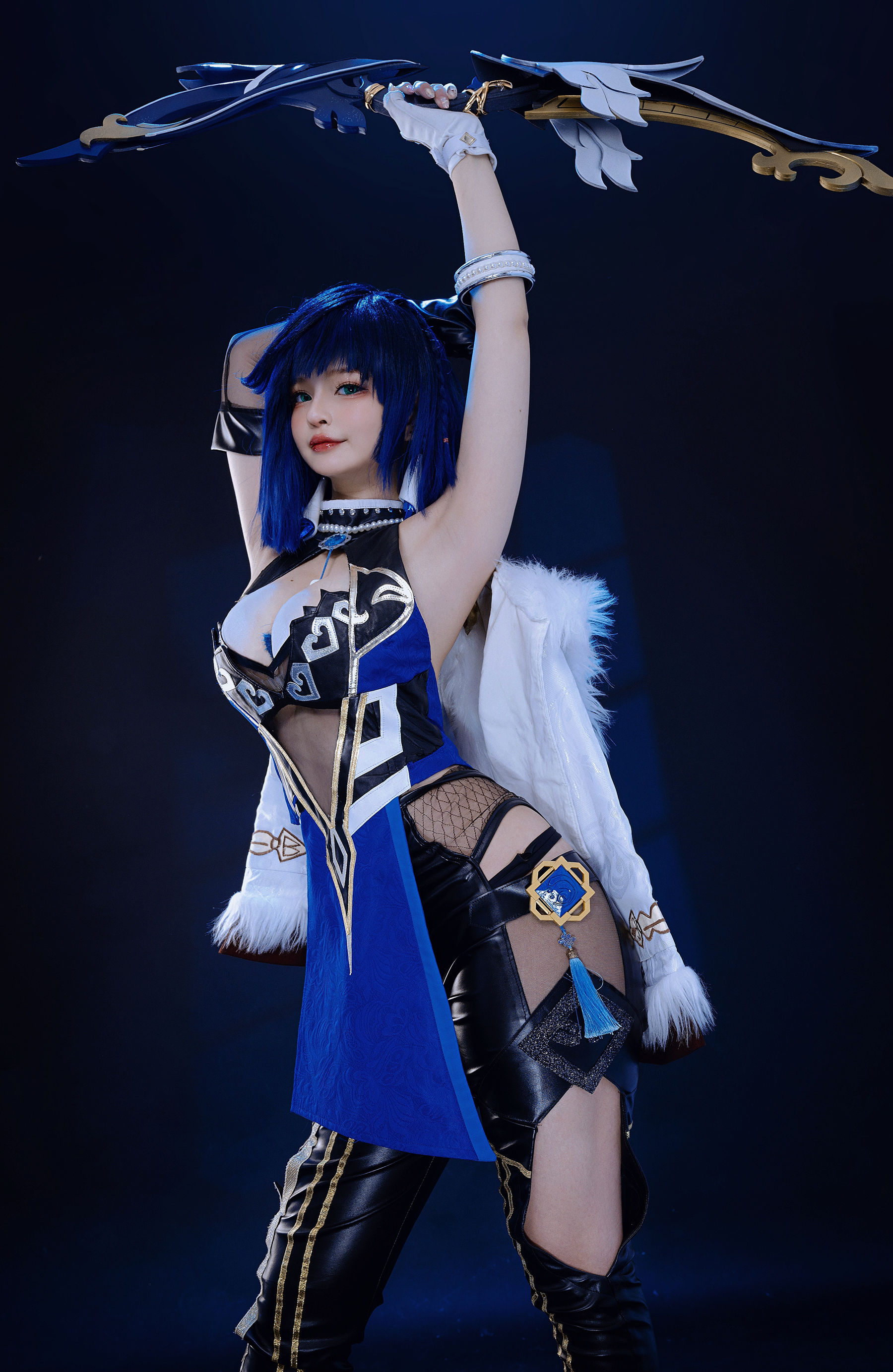Azami福利 – Yelan Cosplay-第1张