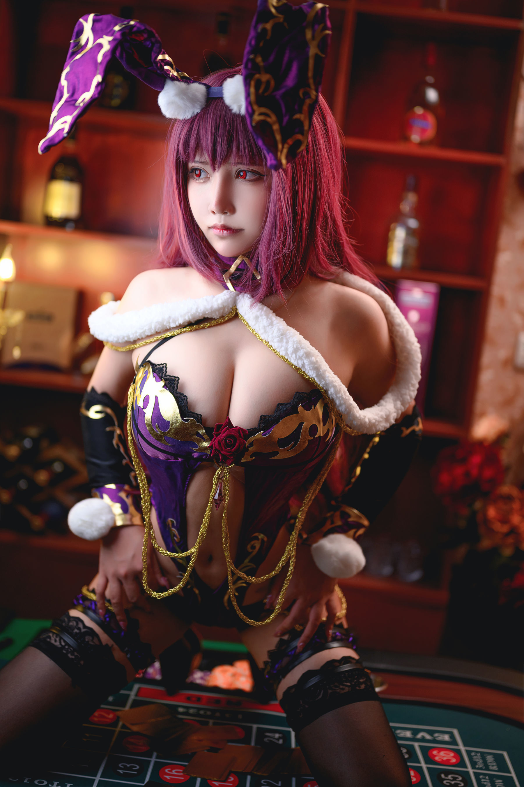 二次元妹子抱走莫子aa – 兔女郎 Cosplay-第22张