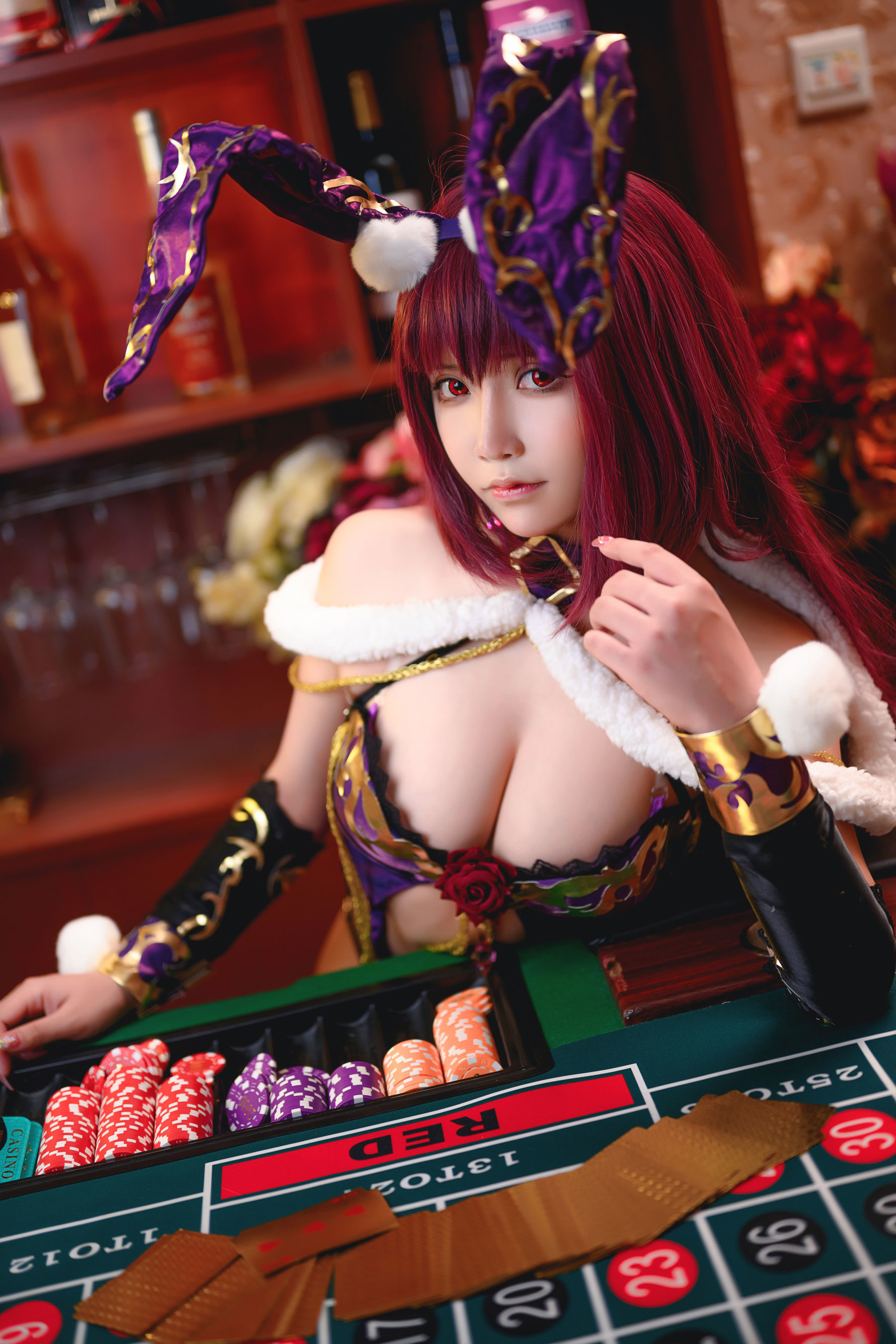 二次元妹子抱走莫子aa – 兔女郎 Cosplay-第27张