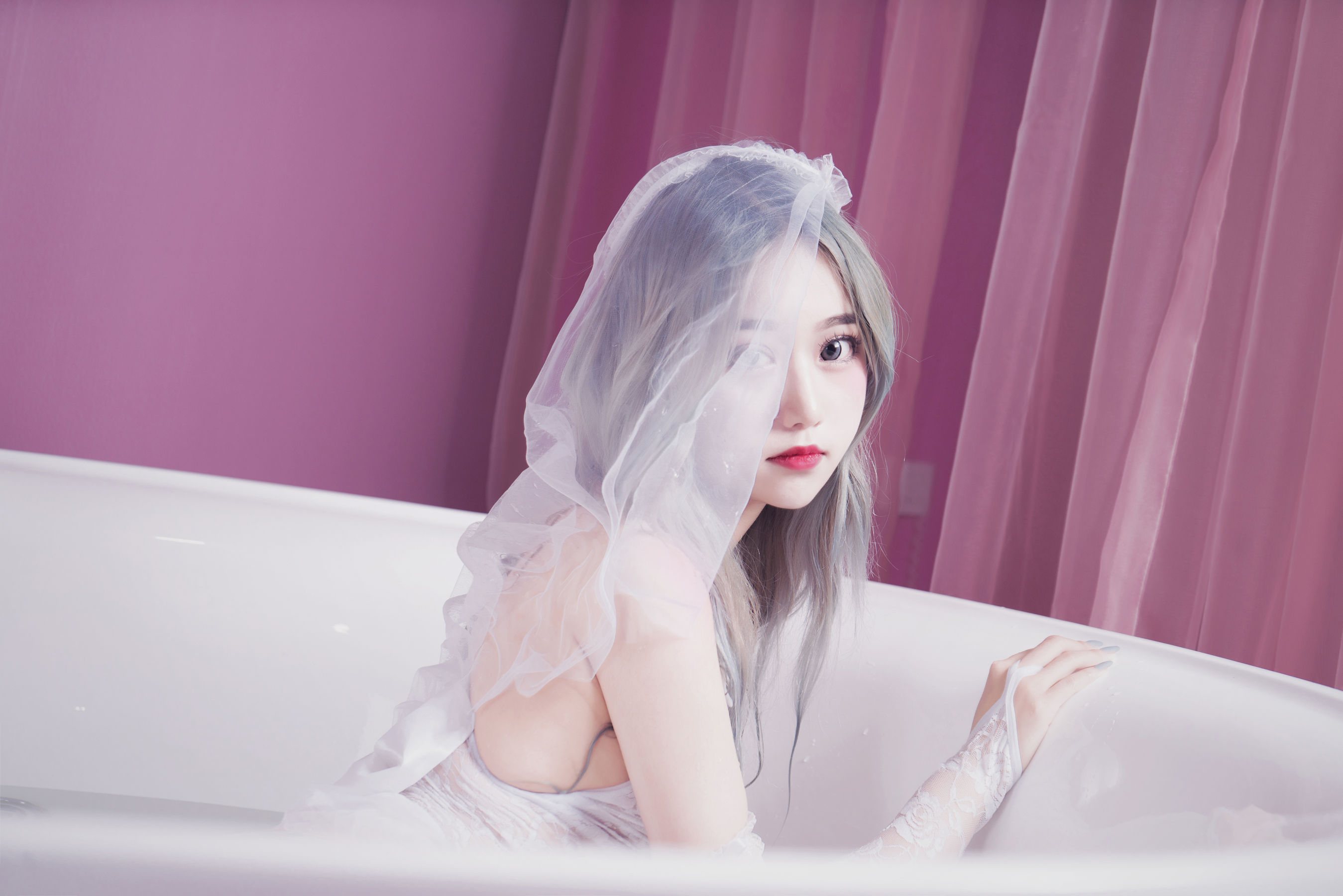eloise软软 – 入水蕾丝 Cosplay-第14张
