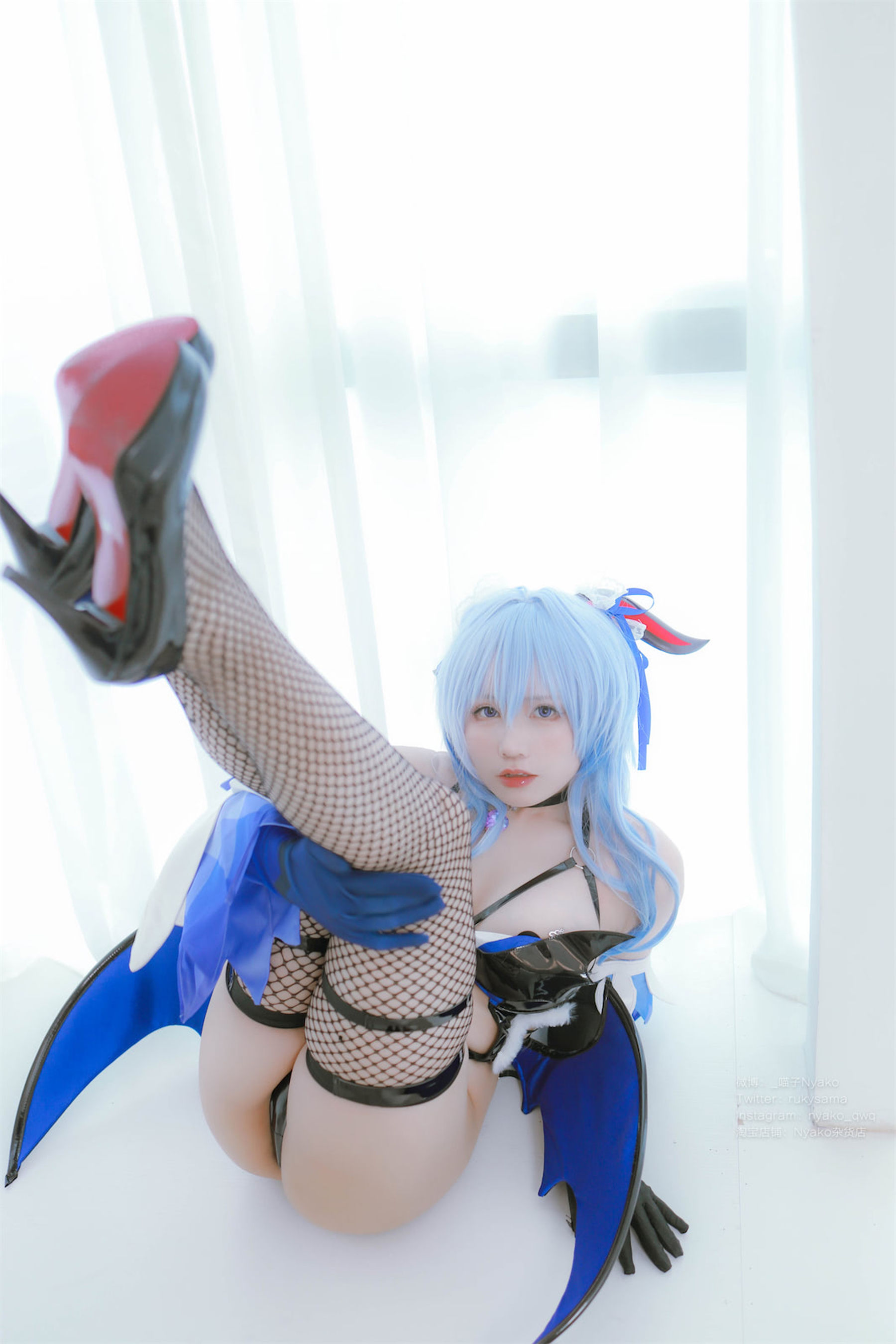 萌妹子Nyako喵子 – 原神甘雨魅魔 Cosplay-第30张