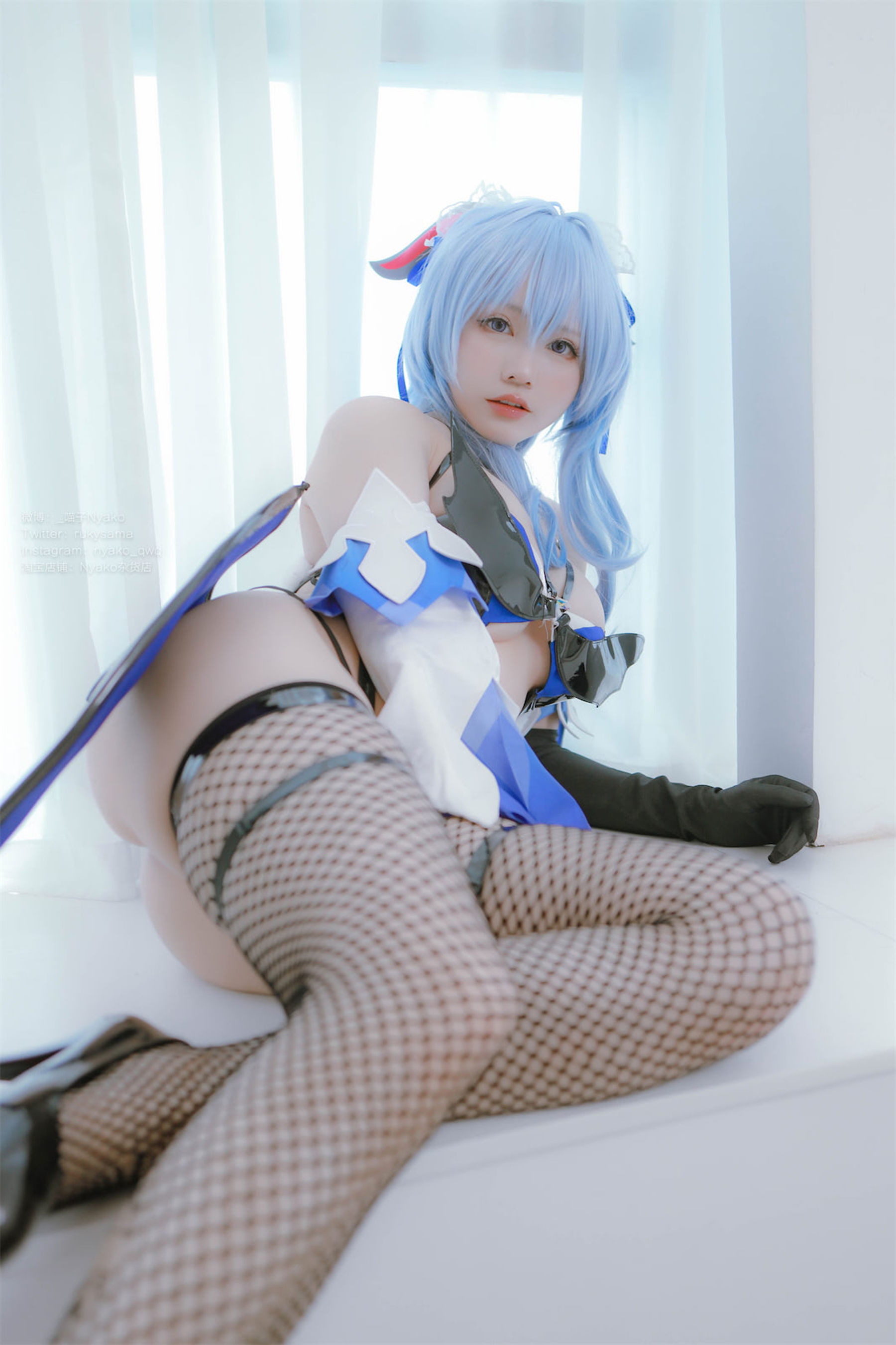 萌妹子Nyako喵子 – 原神甘雨魅魔 Cosplay-第36张