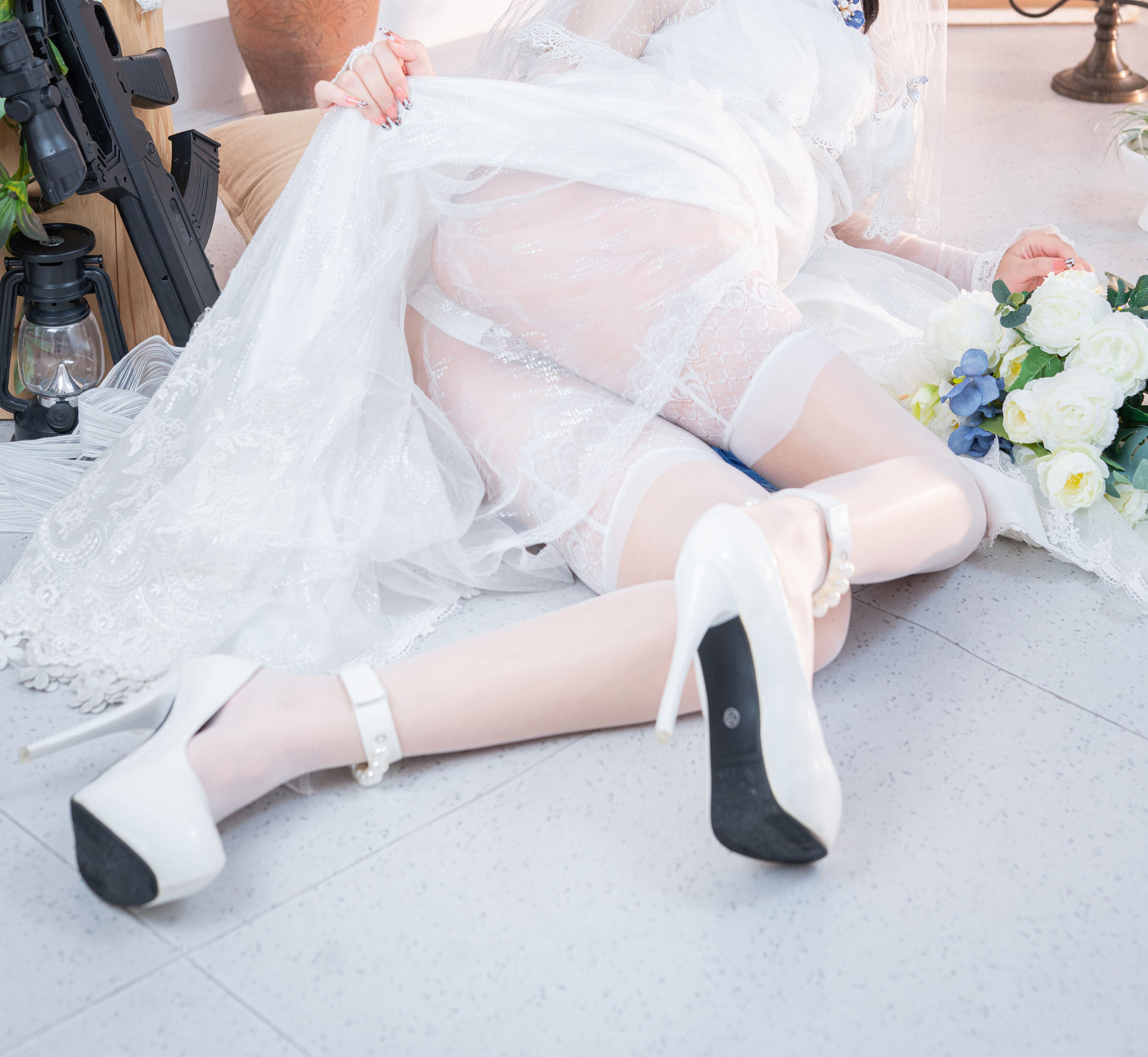 松本甜奈姣 – 95式婚纱 Cosplay-第27张