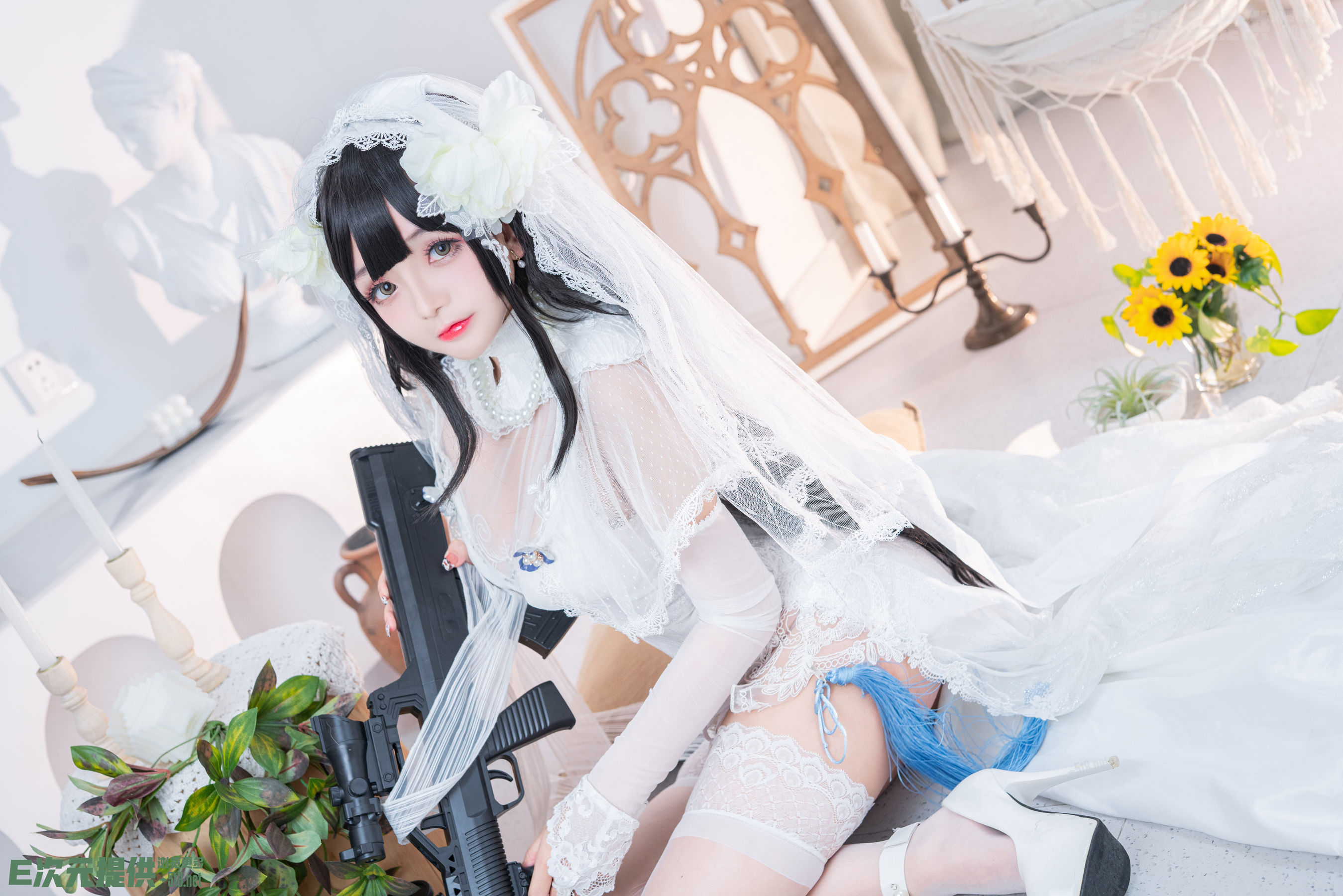 松本甜奈姣 – 95式婚纱 Cosplay-第28张