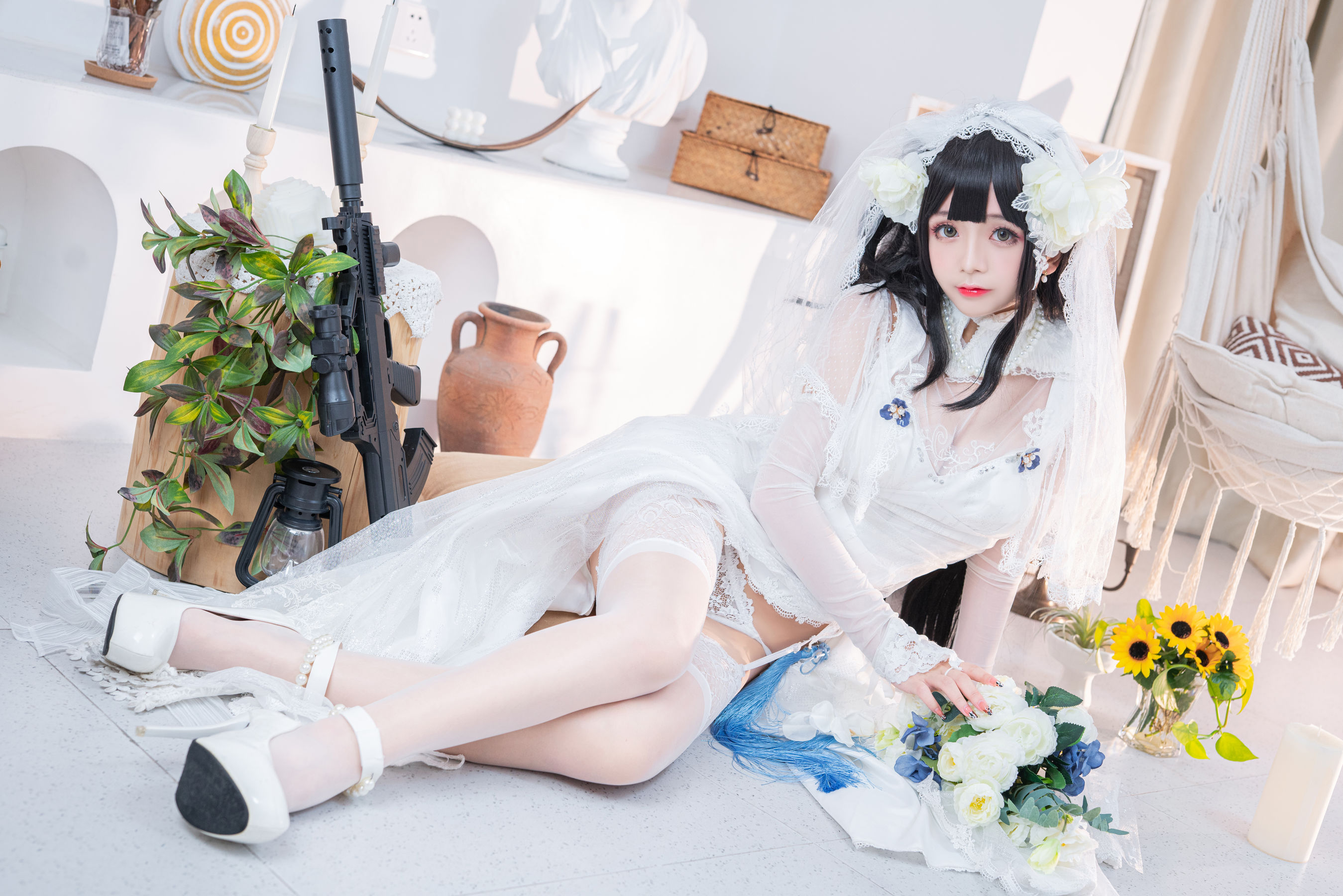 松本甜奈姣 – 95式婚纱 Cosplay-第31张