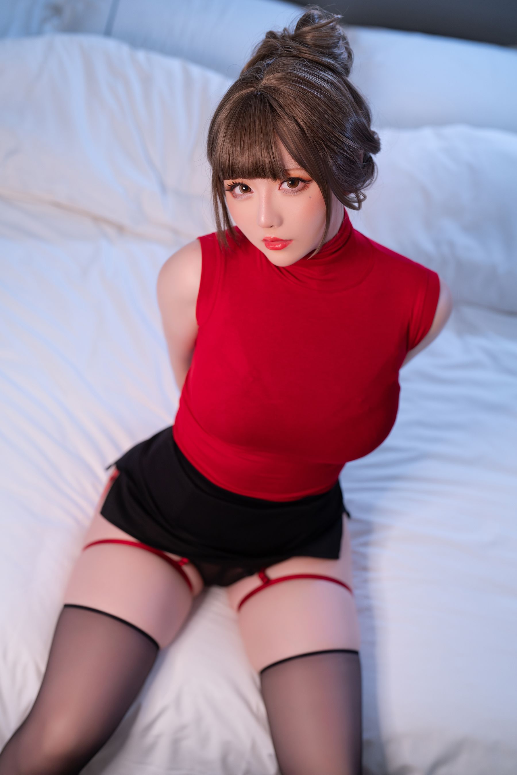 Coser小姐姐星之迟迟 – 约会OL Cosplay-第29张