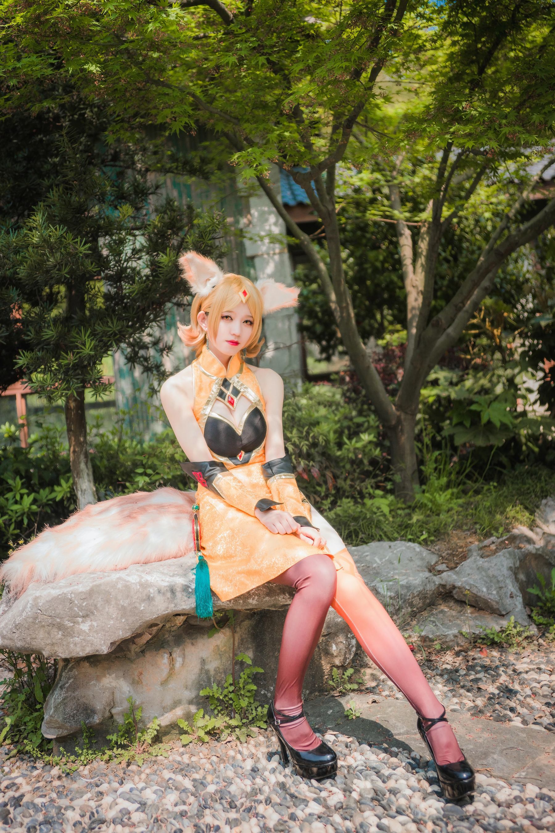 Coser__KETTOE – 王者荣耀 妲己 Cosplay-第1张