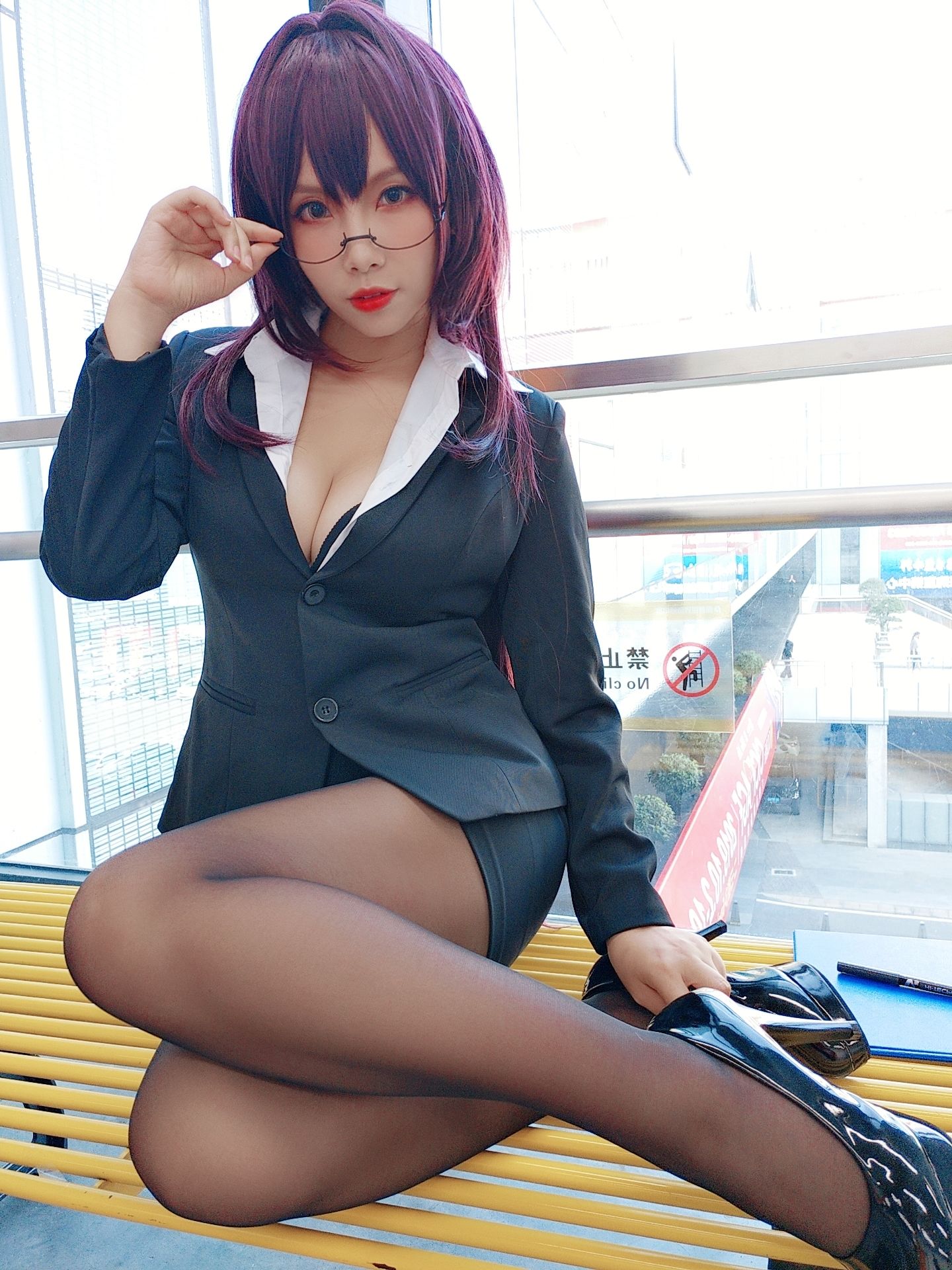 Neko-薇薇 – 斯卡哈自拍 Cosplay-第2张