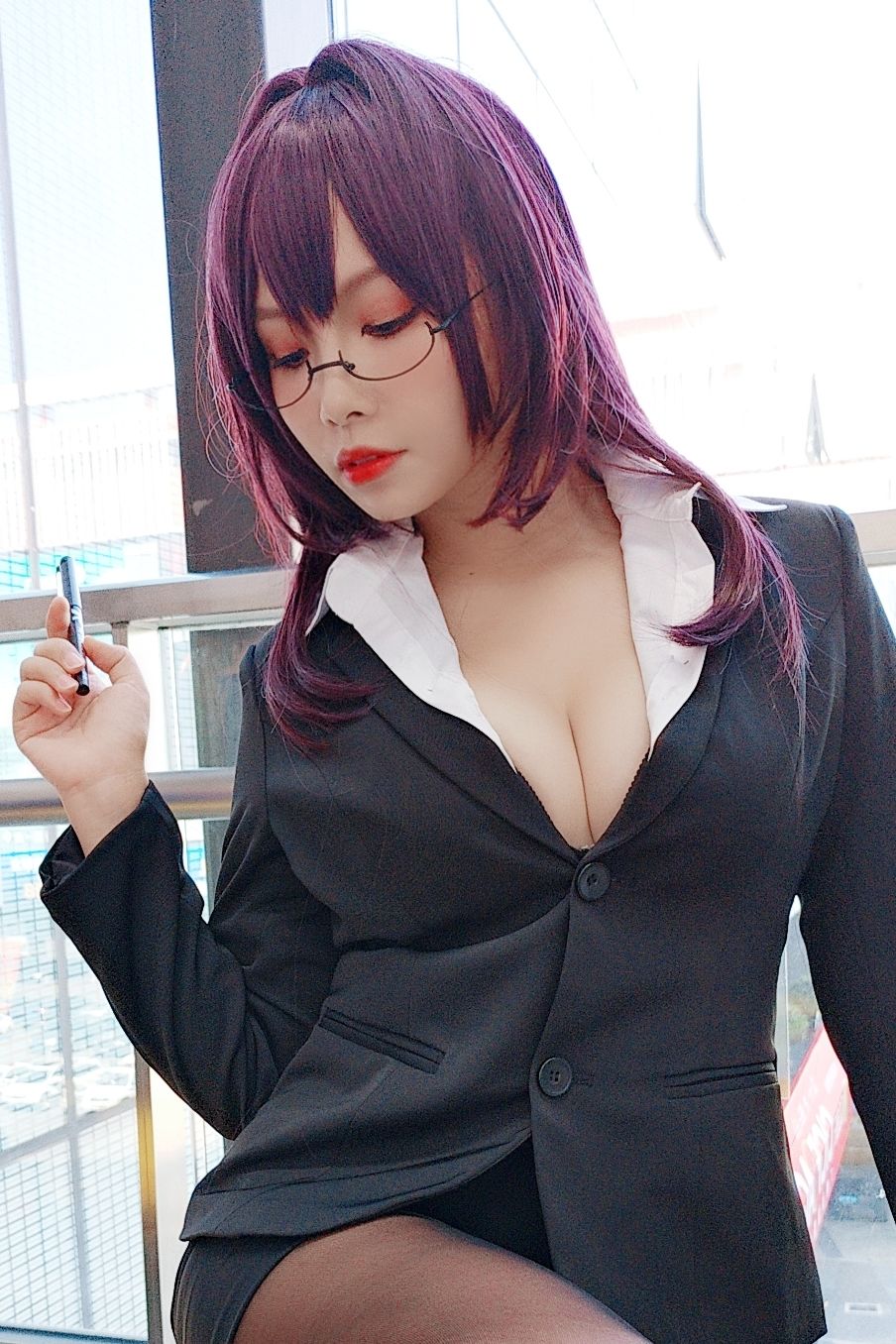Neko-薇薇 – 斯卡哈自拍 Cosplay-第3张