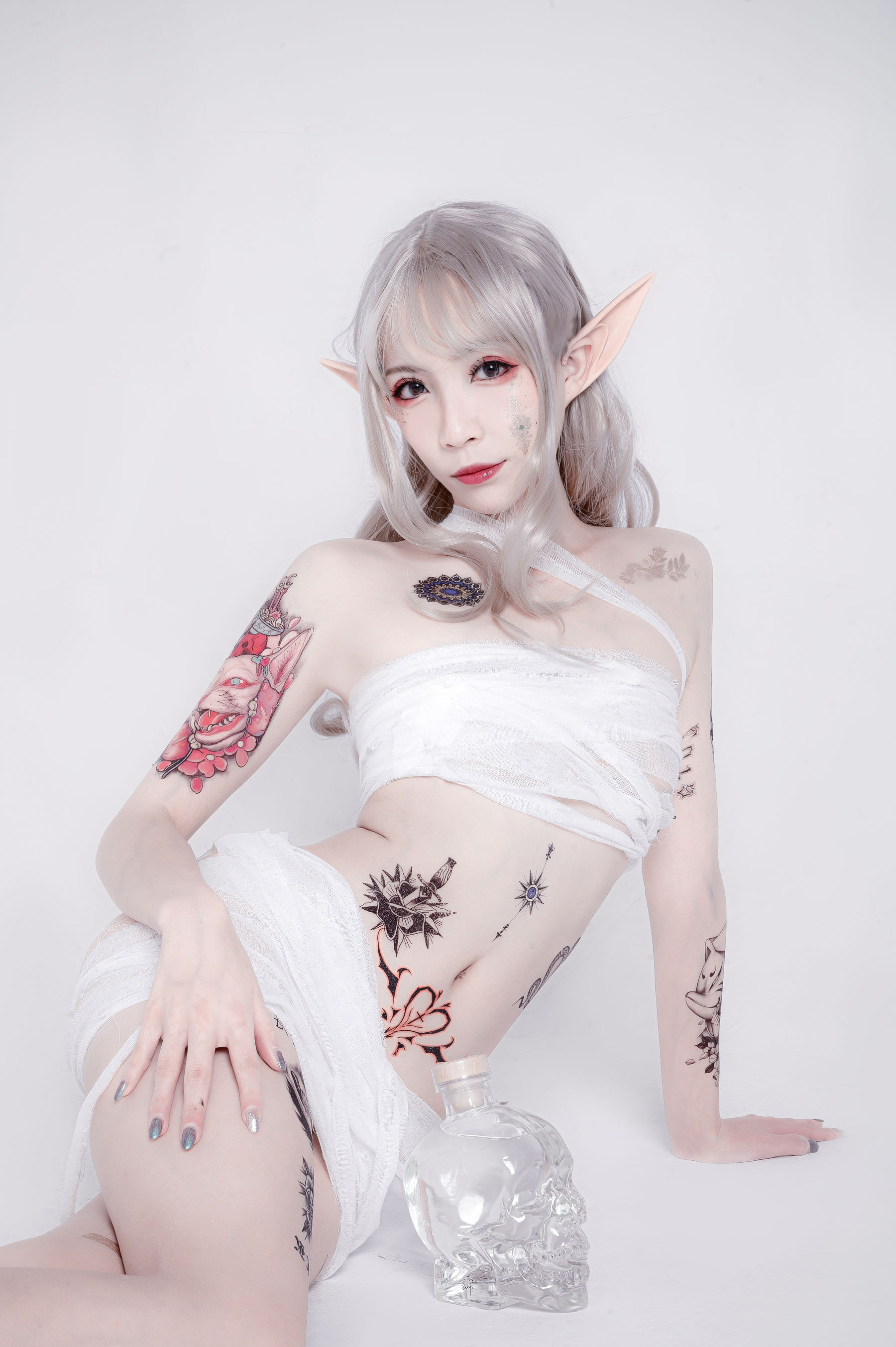 动漫博主阮邑_Fairy – 绑带和武士 Cosplay-第21张